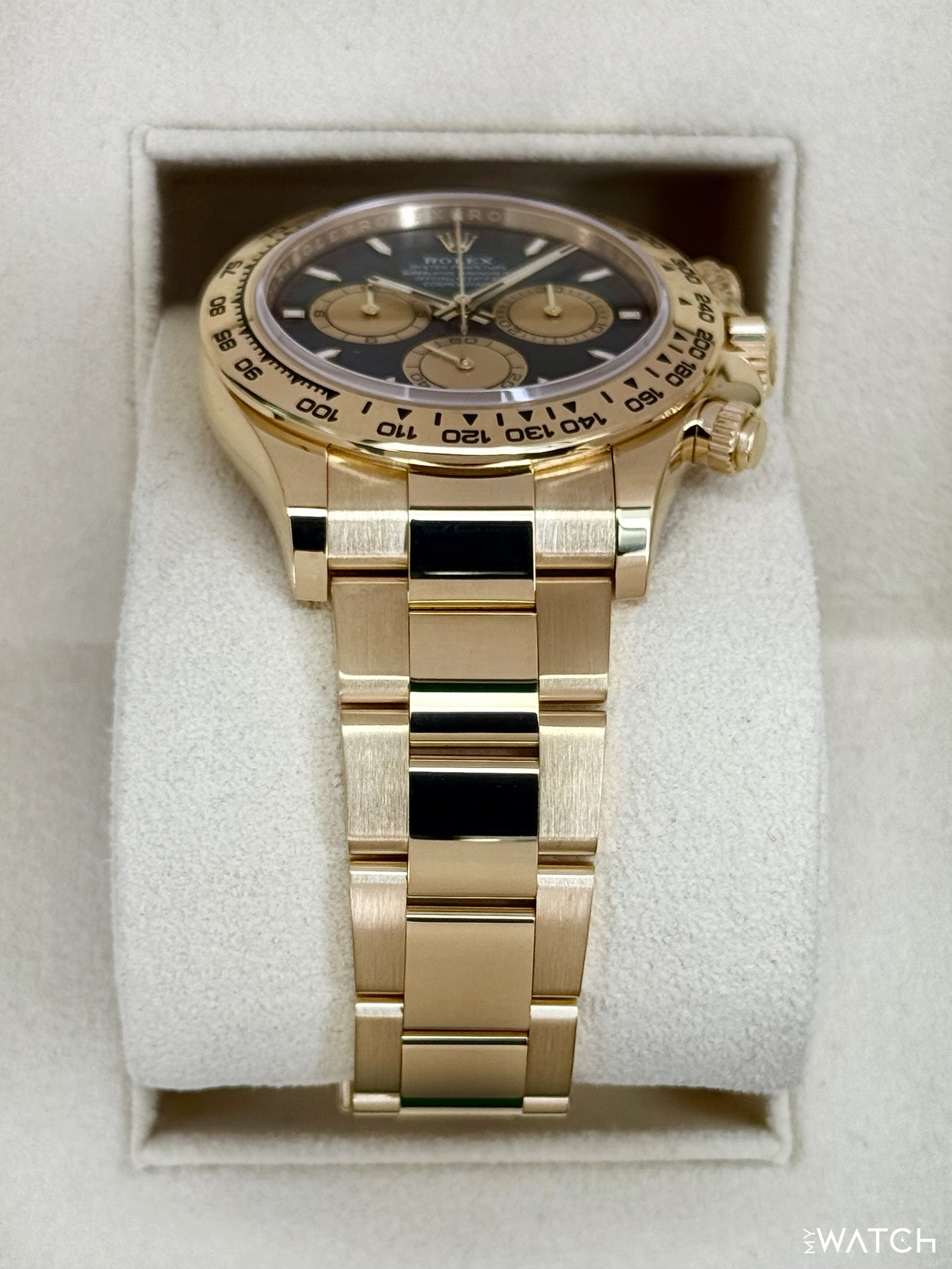 2025 Rolex Daytona "Paul Newman" 40mm 126508 18K Yellow Gold Black Dial - MyWatchLLC