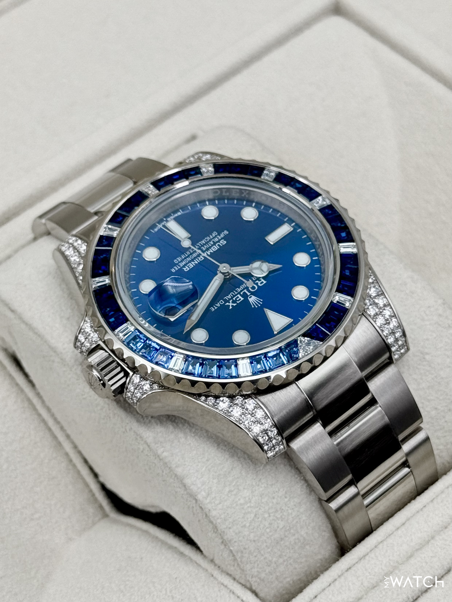 2020 Rolex Submariner 40mm 116659SABR White Gold Blue Dial