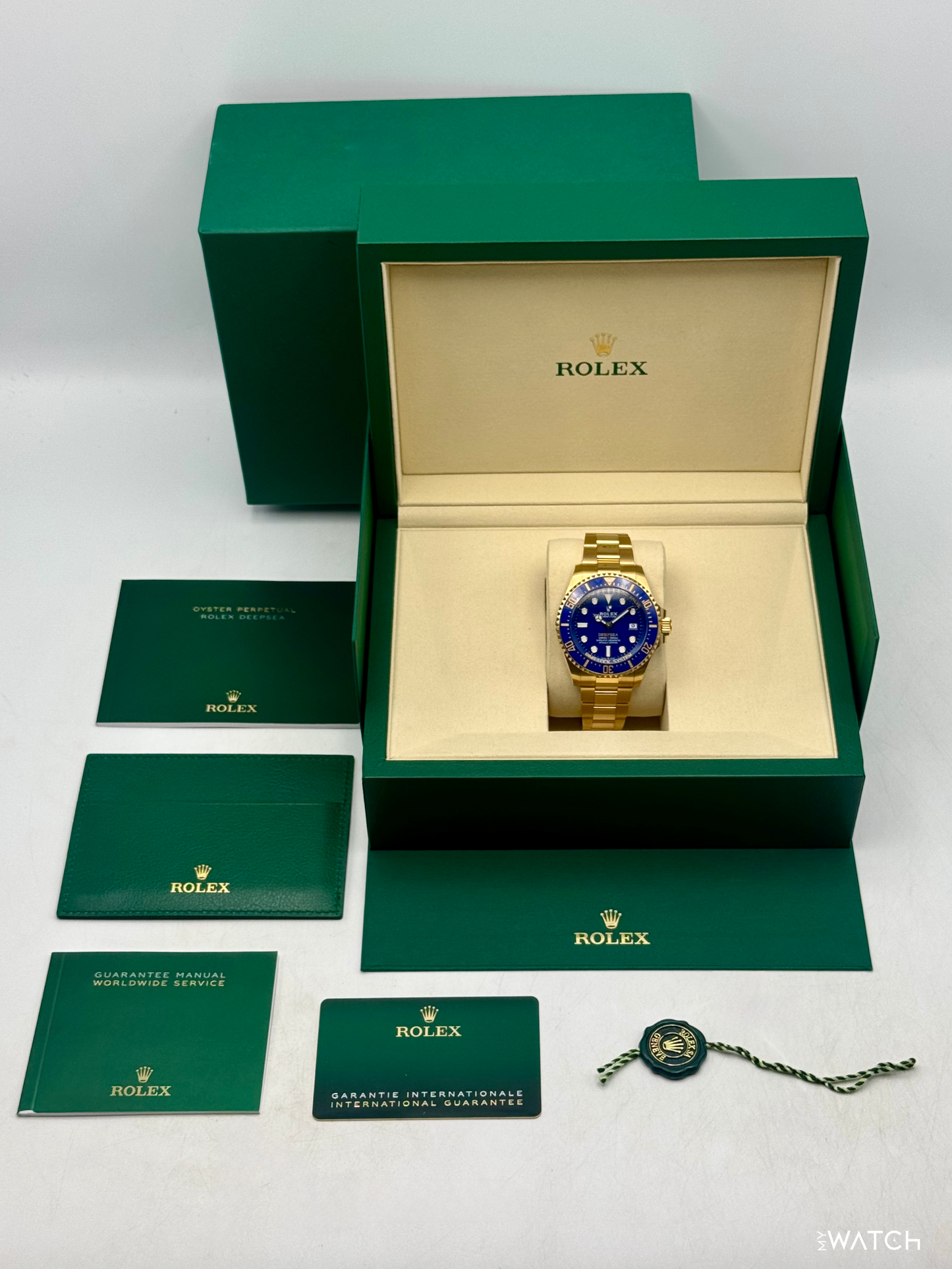 NEW 2026 Rolex Deepsea 44mm 136668LB 18K Yellow Gold Blue Dial (STICKERED)