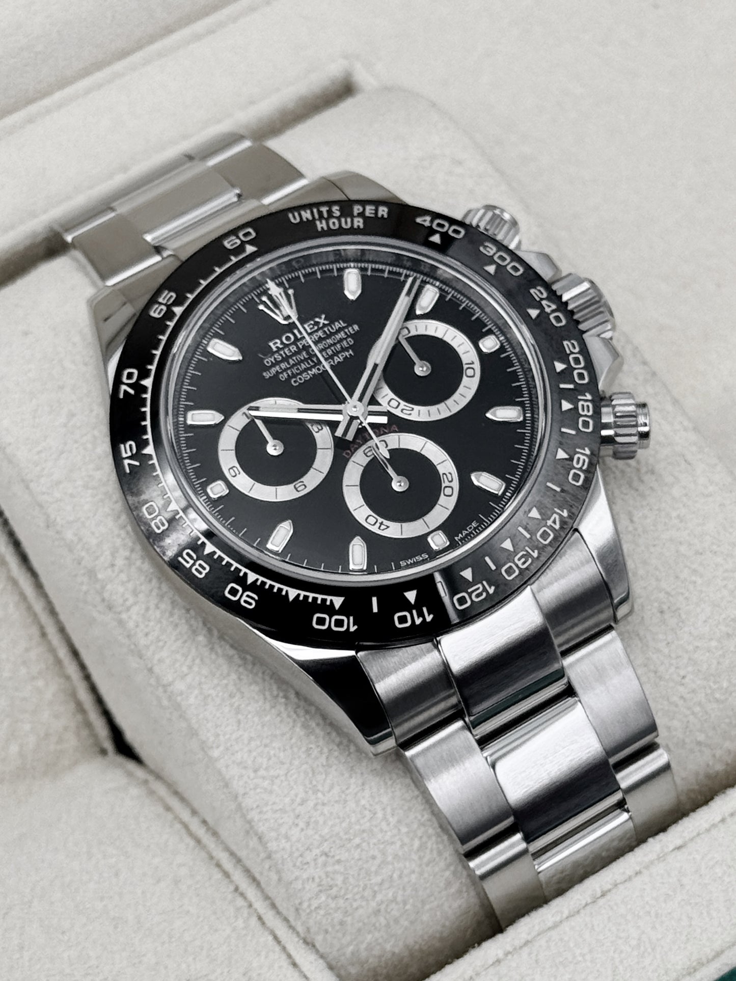 2024 Rolex Daytona 40mm 116500LN Stainless Steel Black Dial