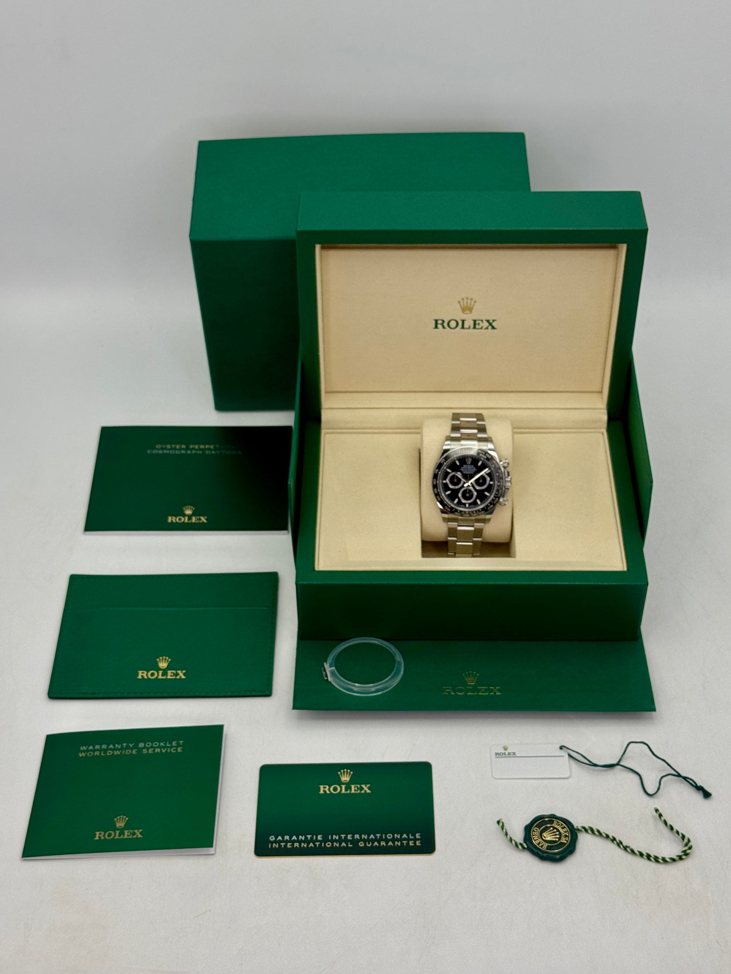 2025 Rolex Daytona 40mm 126500LN Stainless Steel Black Dial