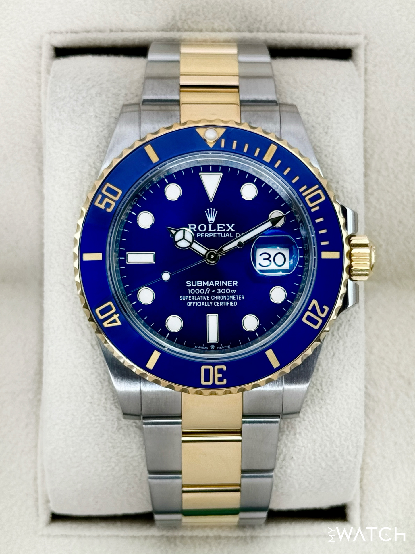 2024 Rolex Submariner "Bluesy" 41mm 126613LB Two-Tone Blue Dial - MyWatchLLC