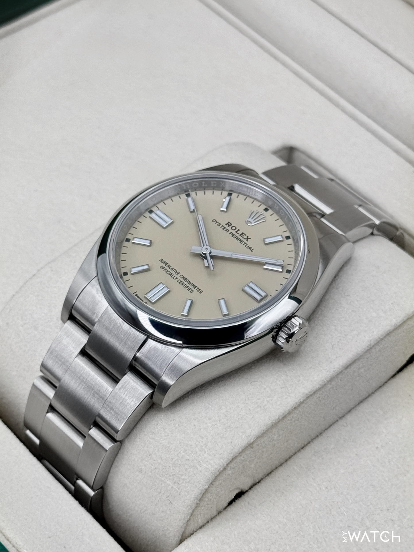 2025 Rolex Oyster Perpetual 36mm 126000 Beige Dial