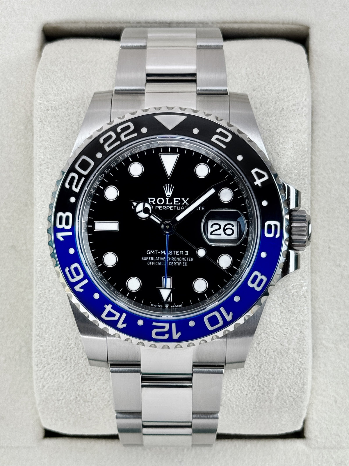 2025 Rolex GMT-Master II "Batman" 40mm 126710BLNR Oyster