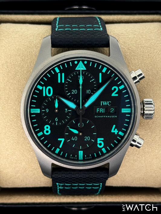 2023 IWC Pilot's Chronograph 41mm IW388108 Titanium Black Dial