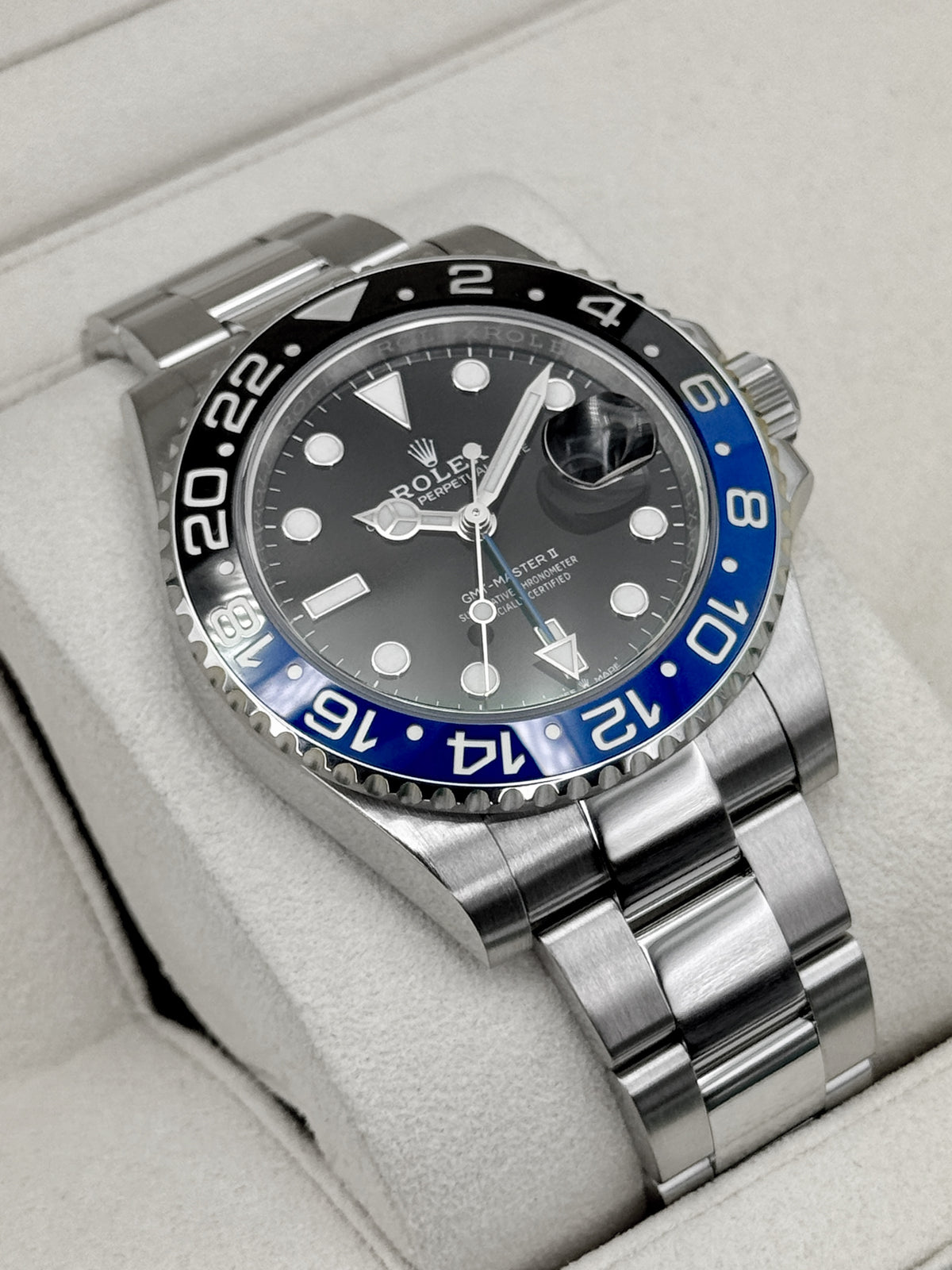 2022 Rolex GMT-Master II Batman 40mm 126710BLNR Oyster