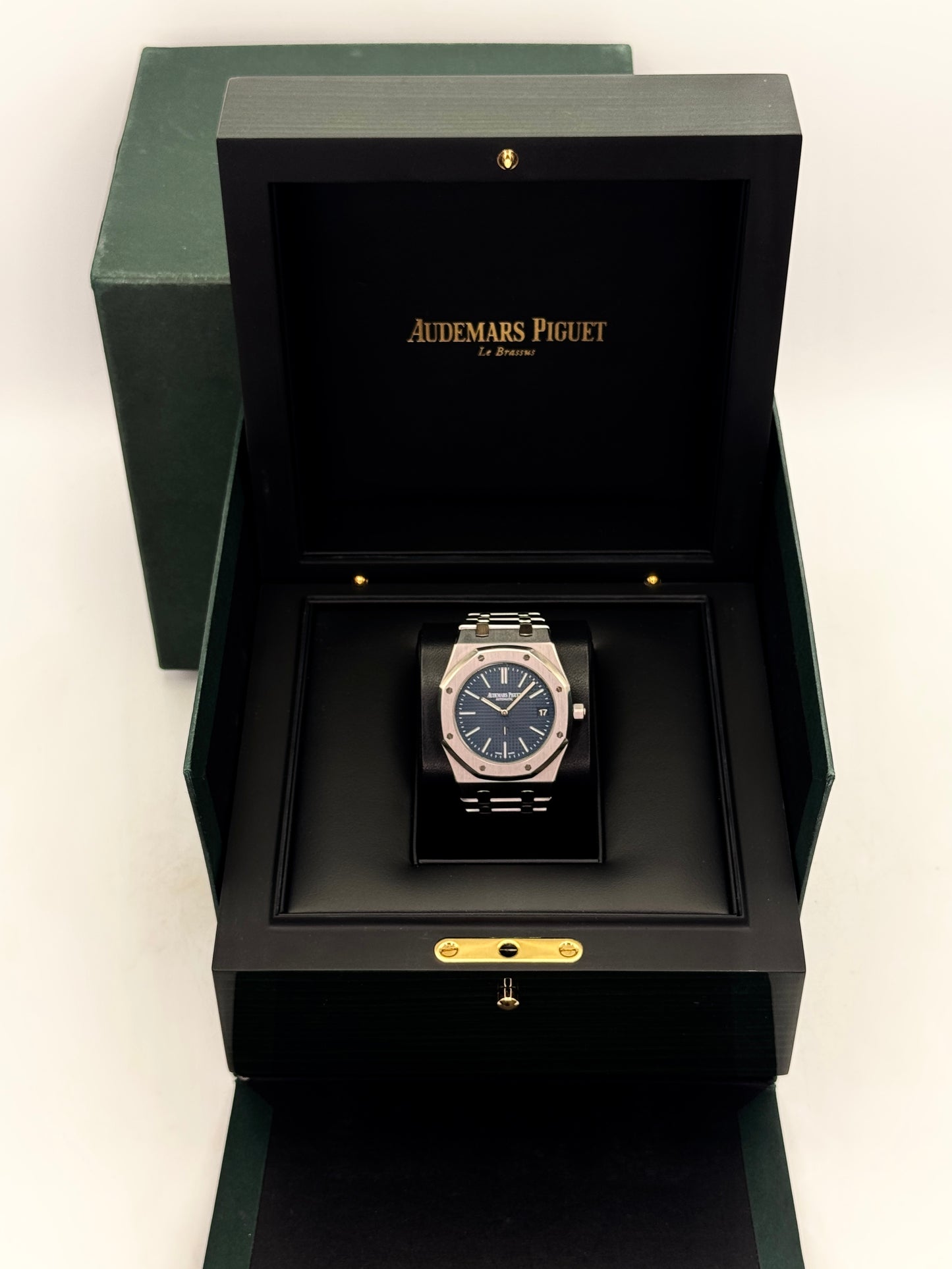 2016 Audemars Piguet Royal Oak 39mm 15202ST Stainless Steel Blue Dial