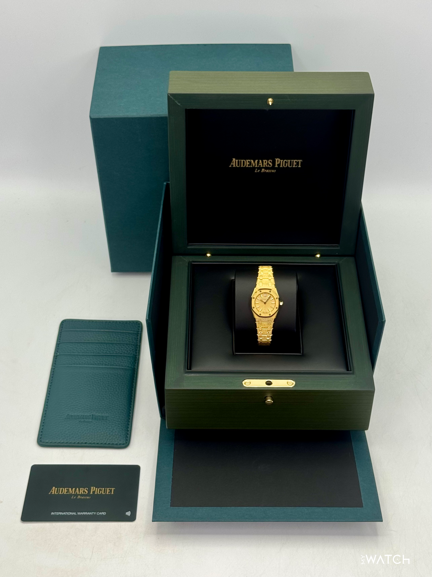 NEW 2026 Audemars Piguet Royal Oak Mini Frosted 23mm 67630BA Yellow Gold Dial - MyWatchLLC
