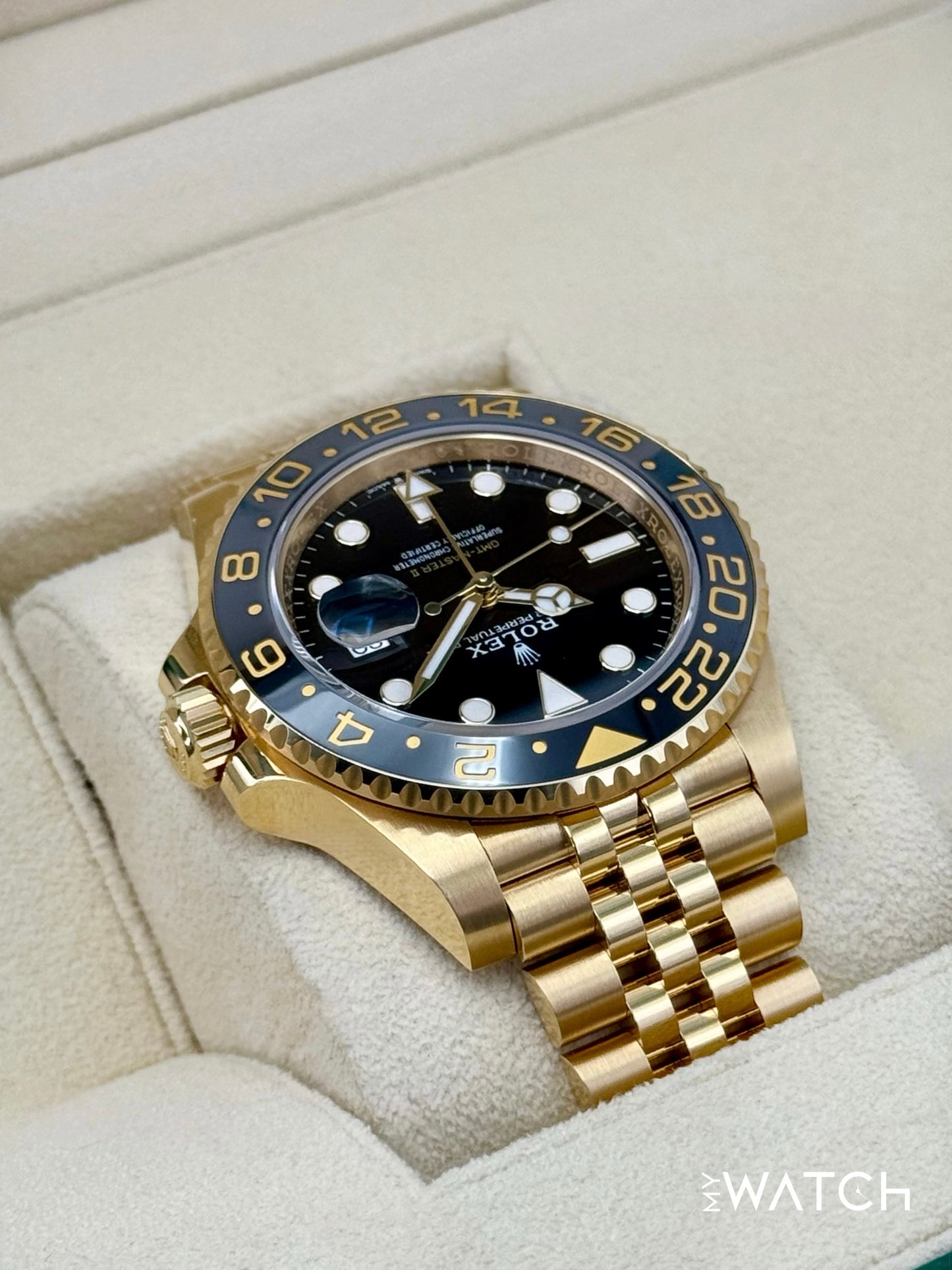 2024 Rolex GMT-Master II 40mm 126718GRNR Jubilee Black Dial