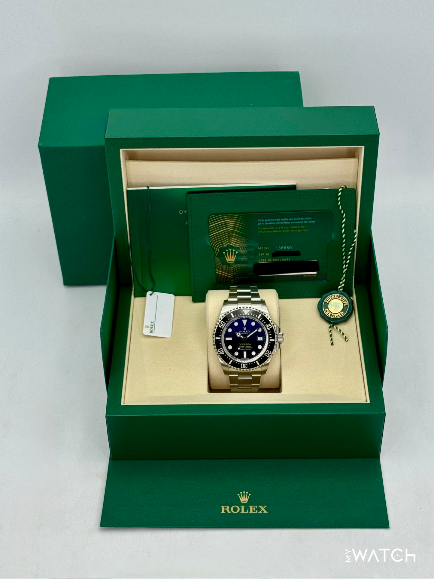 NEW 2026 Rolex Deepsea "James Cameron" 44mm 136660 Blue Dial (STICKERED) - MyWatchLLC