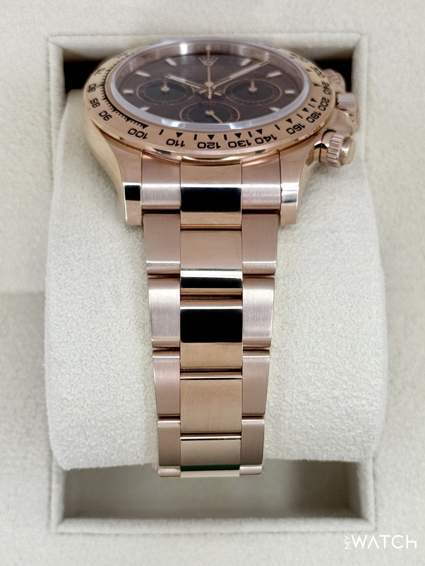 2025 Rolex Daytona 40mm 126505 Rose Gold Chocolate Dial - MyWatchLLC