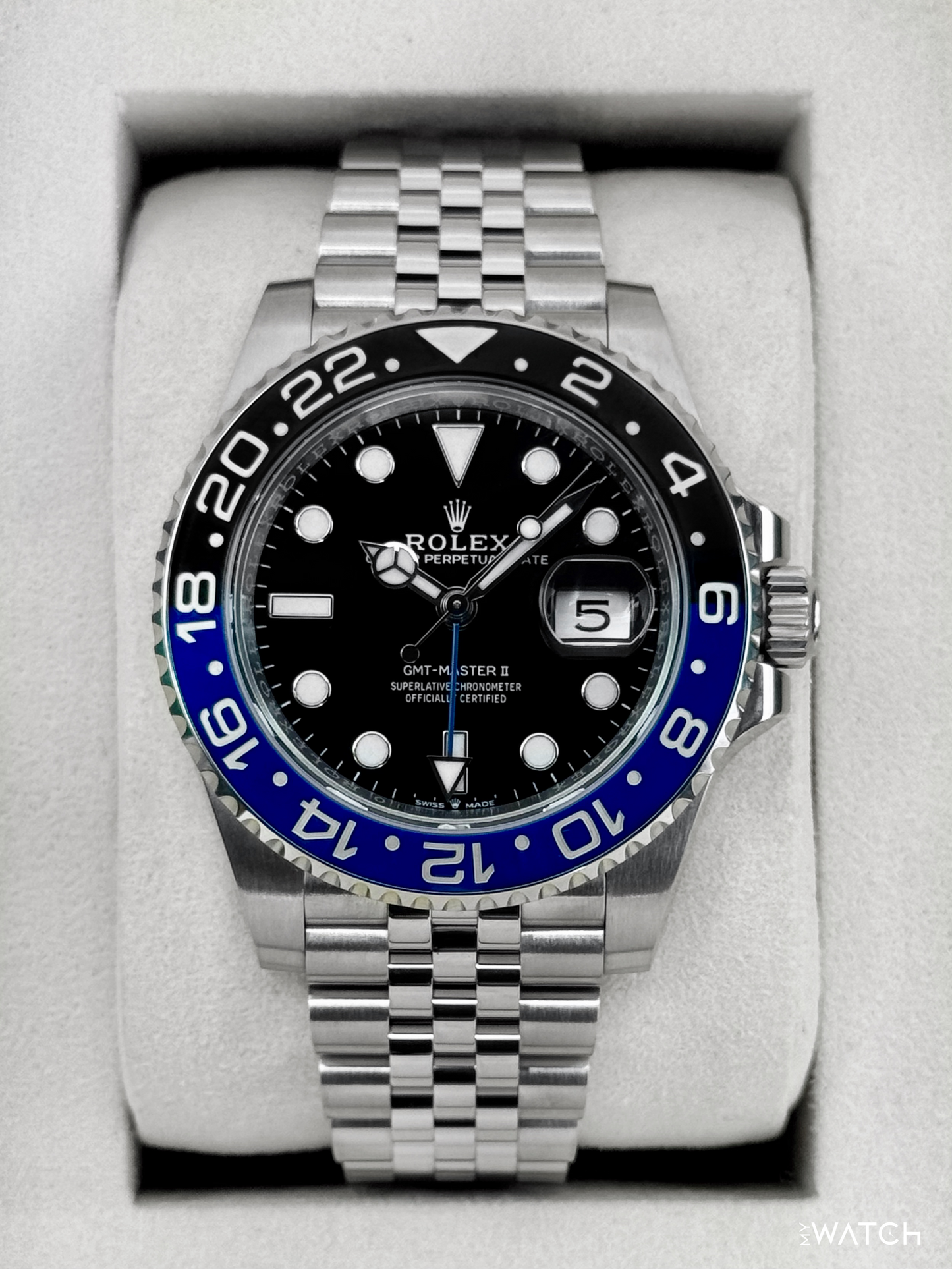 2025 Rolex GMT-Master II "Batgirl" 40mm 126710BLNR Jubilee - MyWatchLLC