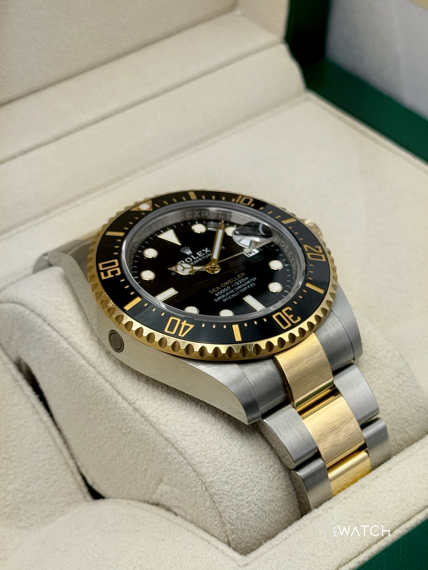 2022 Rolex Sea-Dweller 43mm 126603 Two-Tone Black Dial - MyWatchLLC