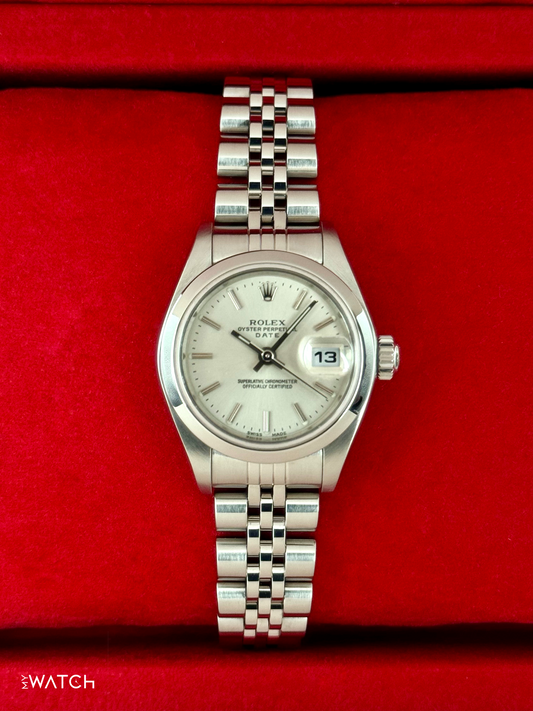 2002 Rolex Lady Datejust 26mm 79160 Stainless Steel Jubilee Silver Dial