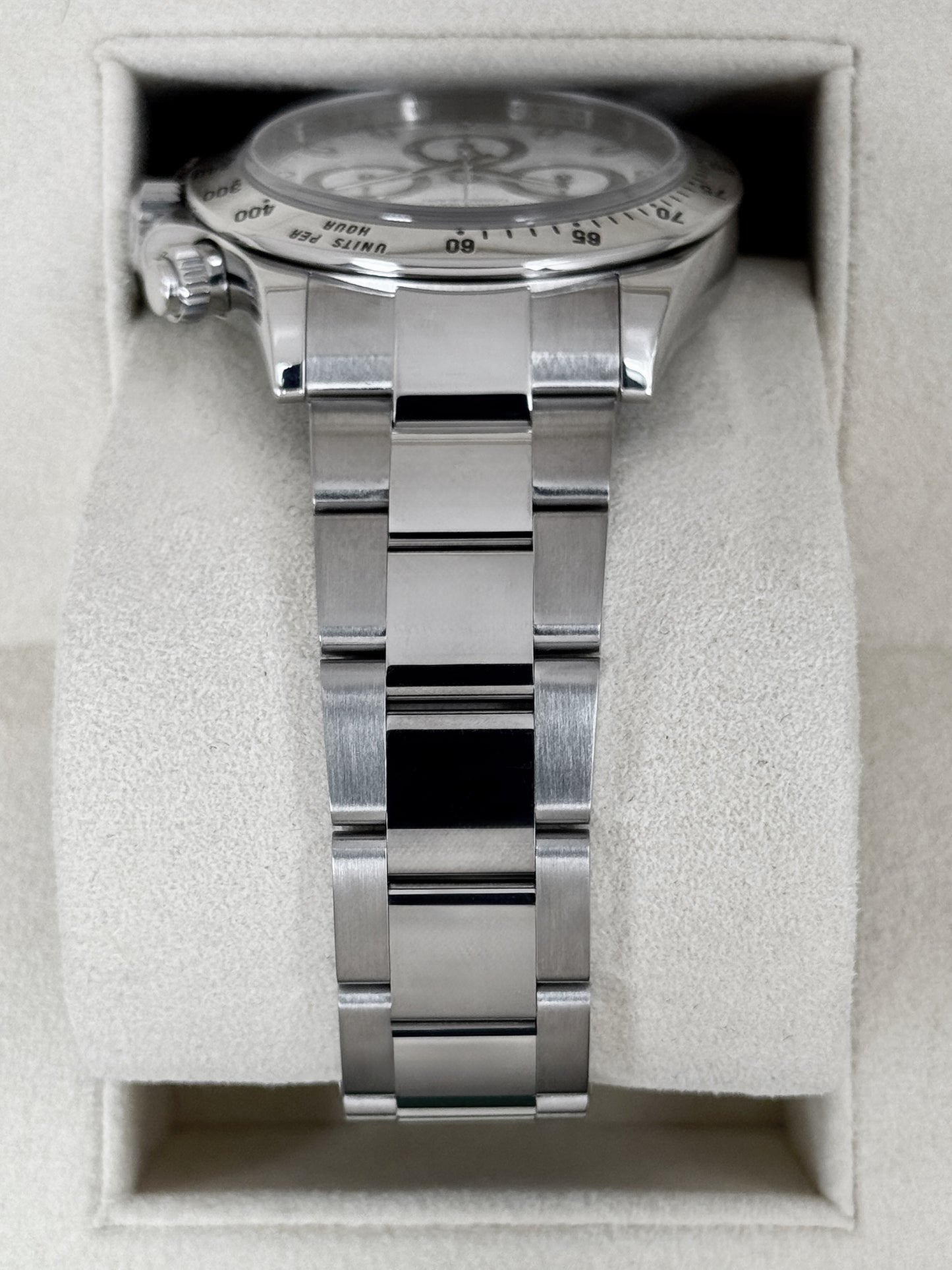 2015 Rolex Daytona 40mm 116520 Stainless Steel White Dial