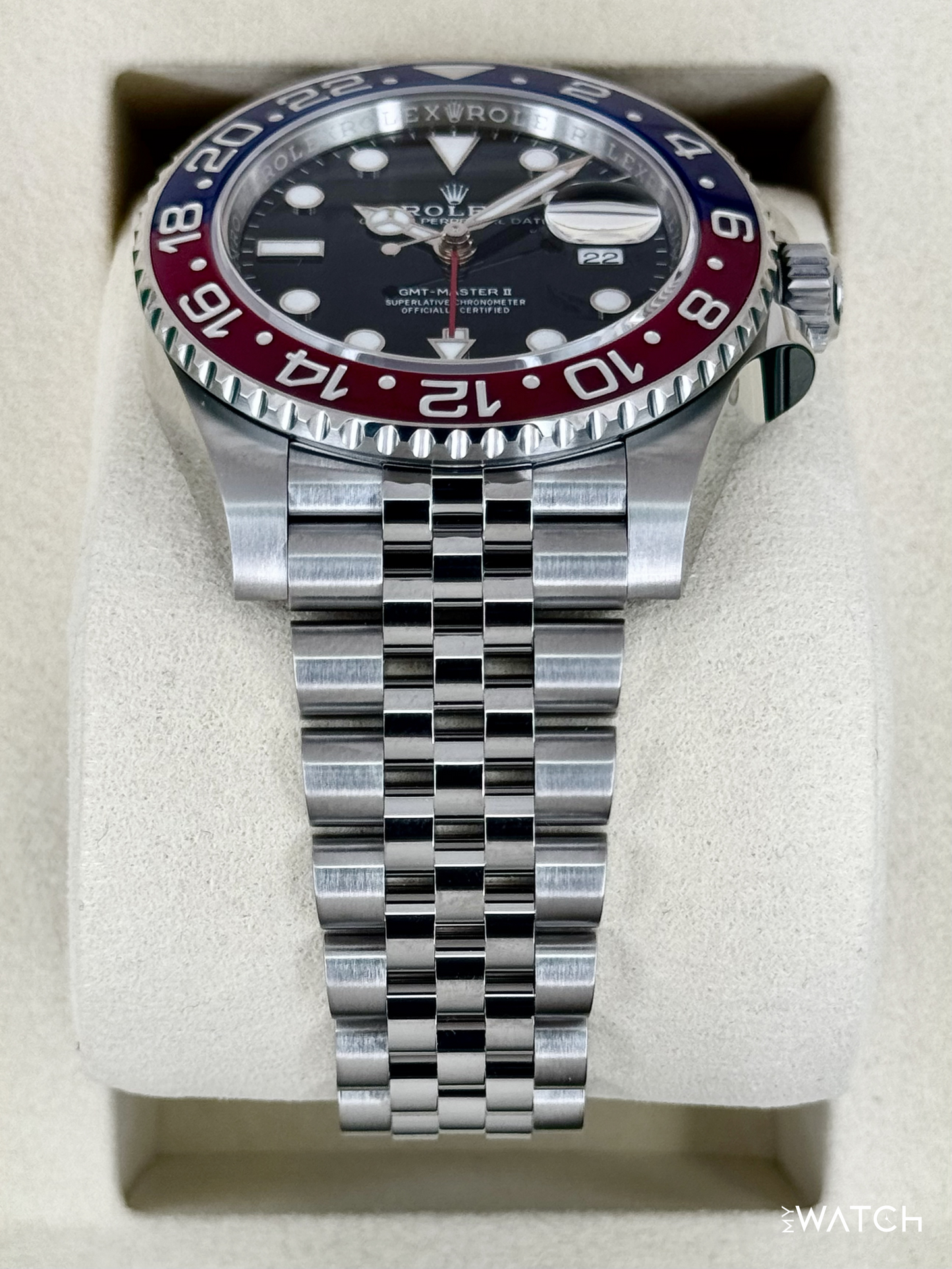 NEW 2026 Rolex GMT-Master II "Pepsi" 40mm 126710BLRO Jubilee - MyWatchLLC