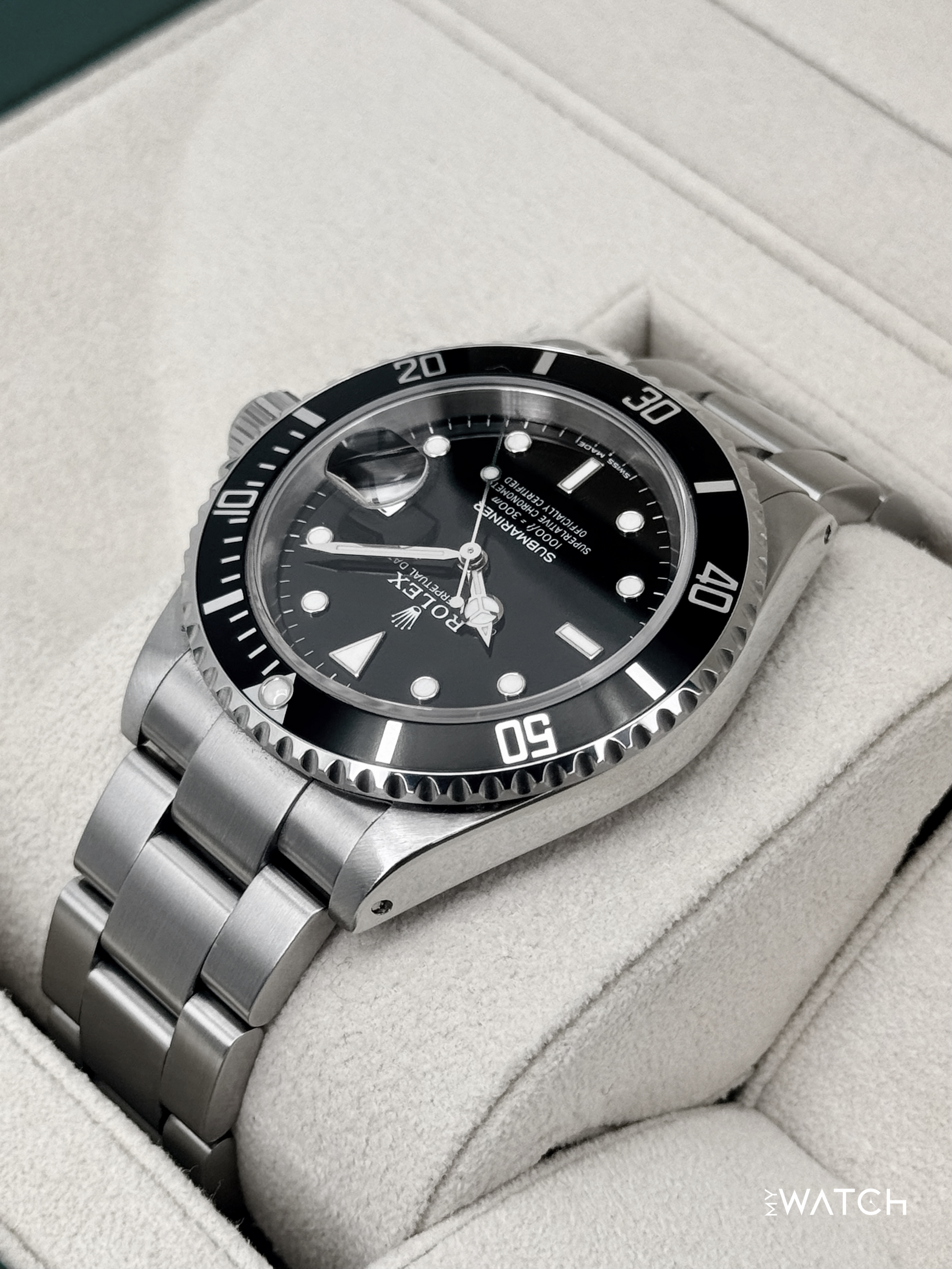 2023 CPO Rolex Submariner 40mm 16610 Stainless Steel Black Dial (CPO) - MyWatchLLC