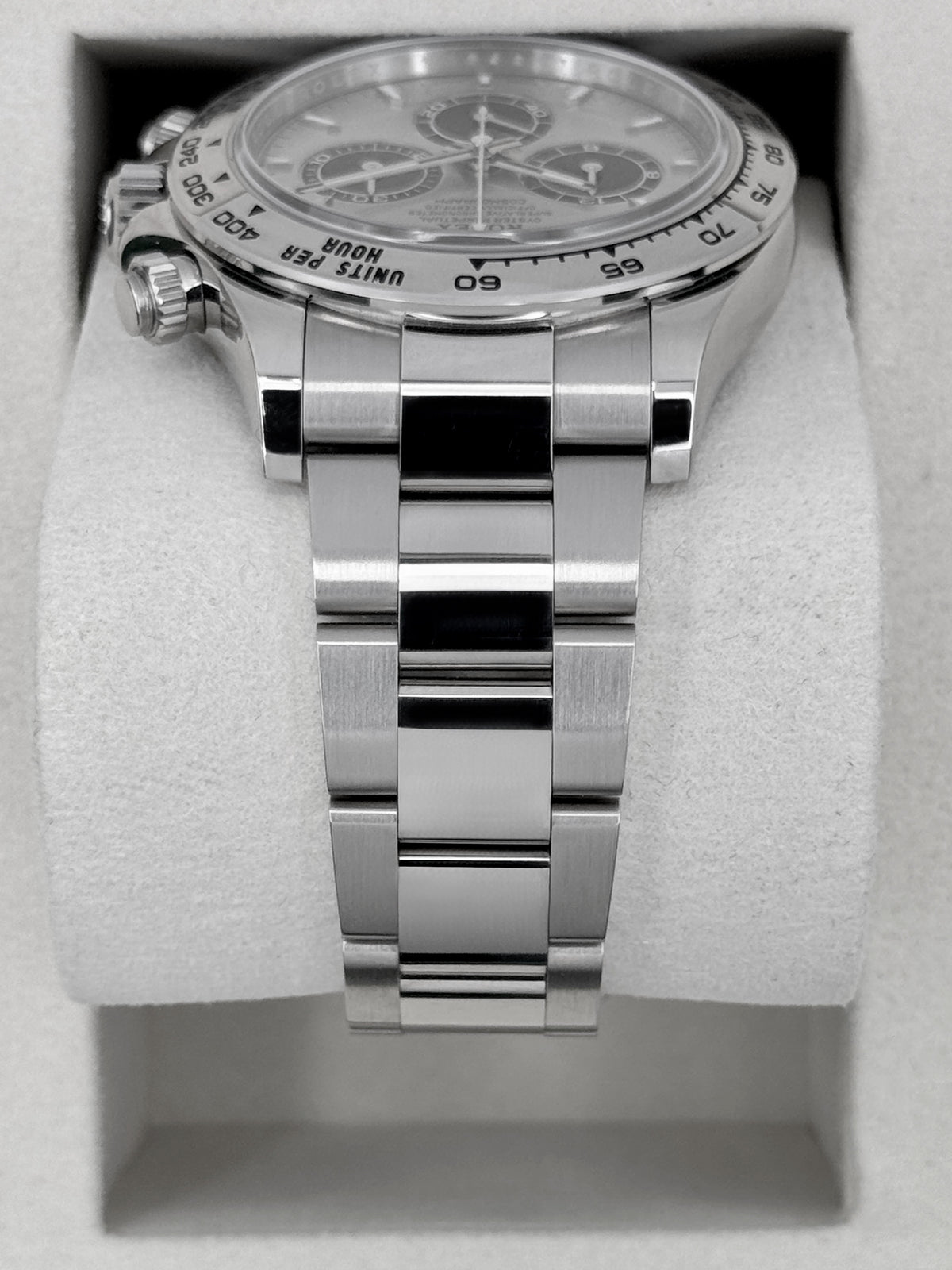 2026 Rolex Daytona 40mm 126509 White Gold Silver Ghost Dial