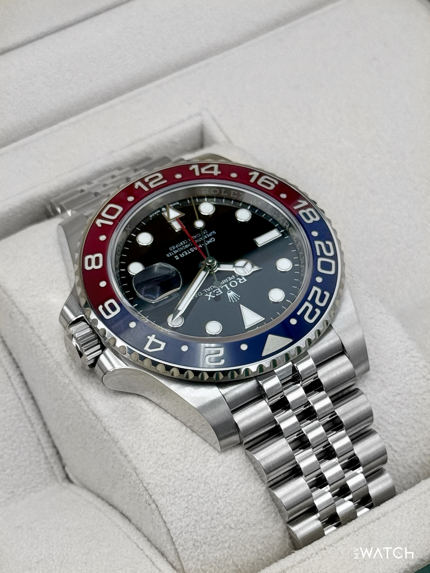 NEW 2023 Rolex GMT-Master II "Pepsi" 40mm 126710BLRO Jubilee (STICKERED)