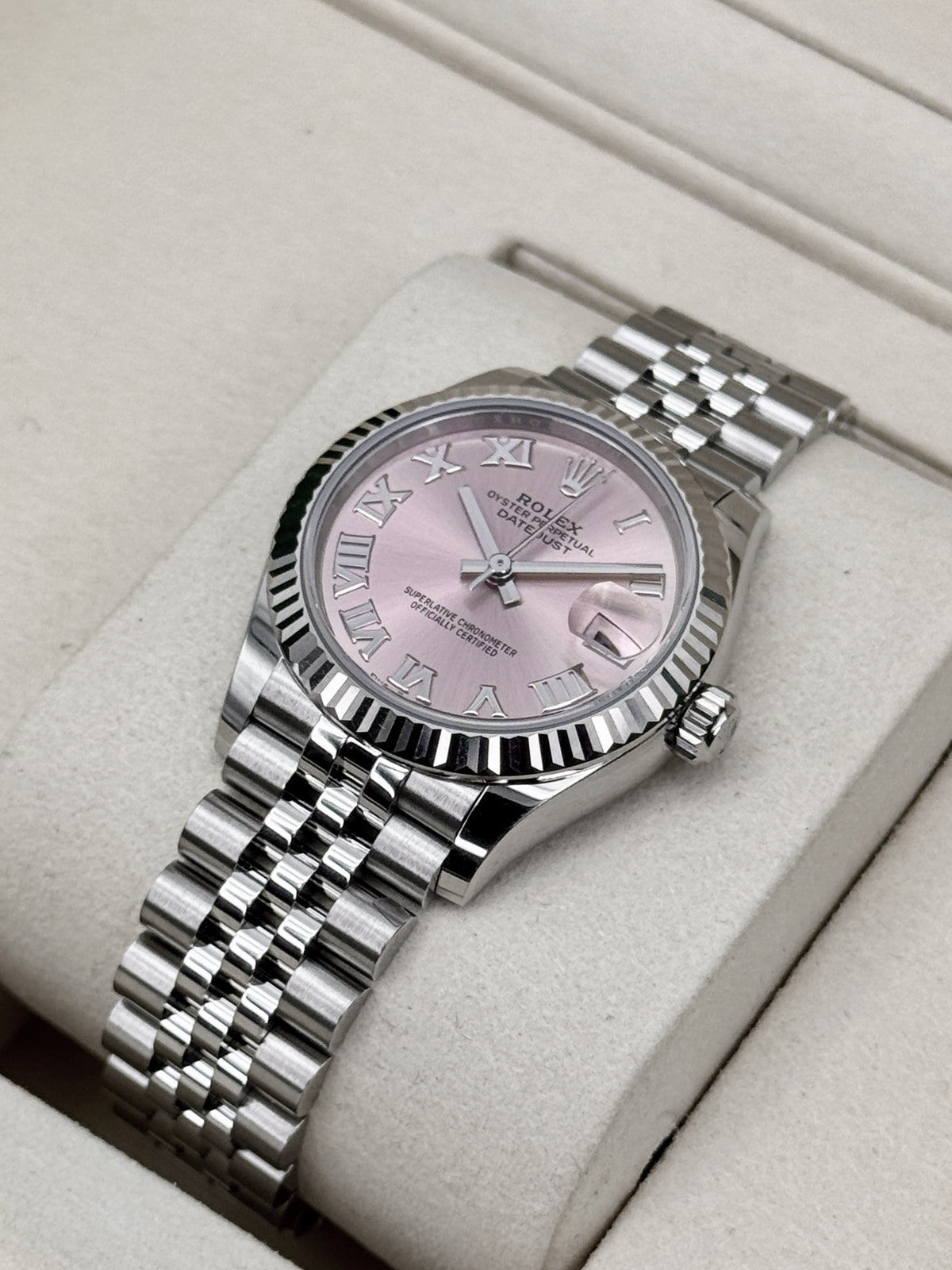 NEW 2026 Rolex Datejust 31mm 278274 Stainless Steel Jubilee Pink Dial
