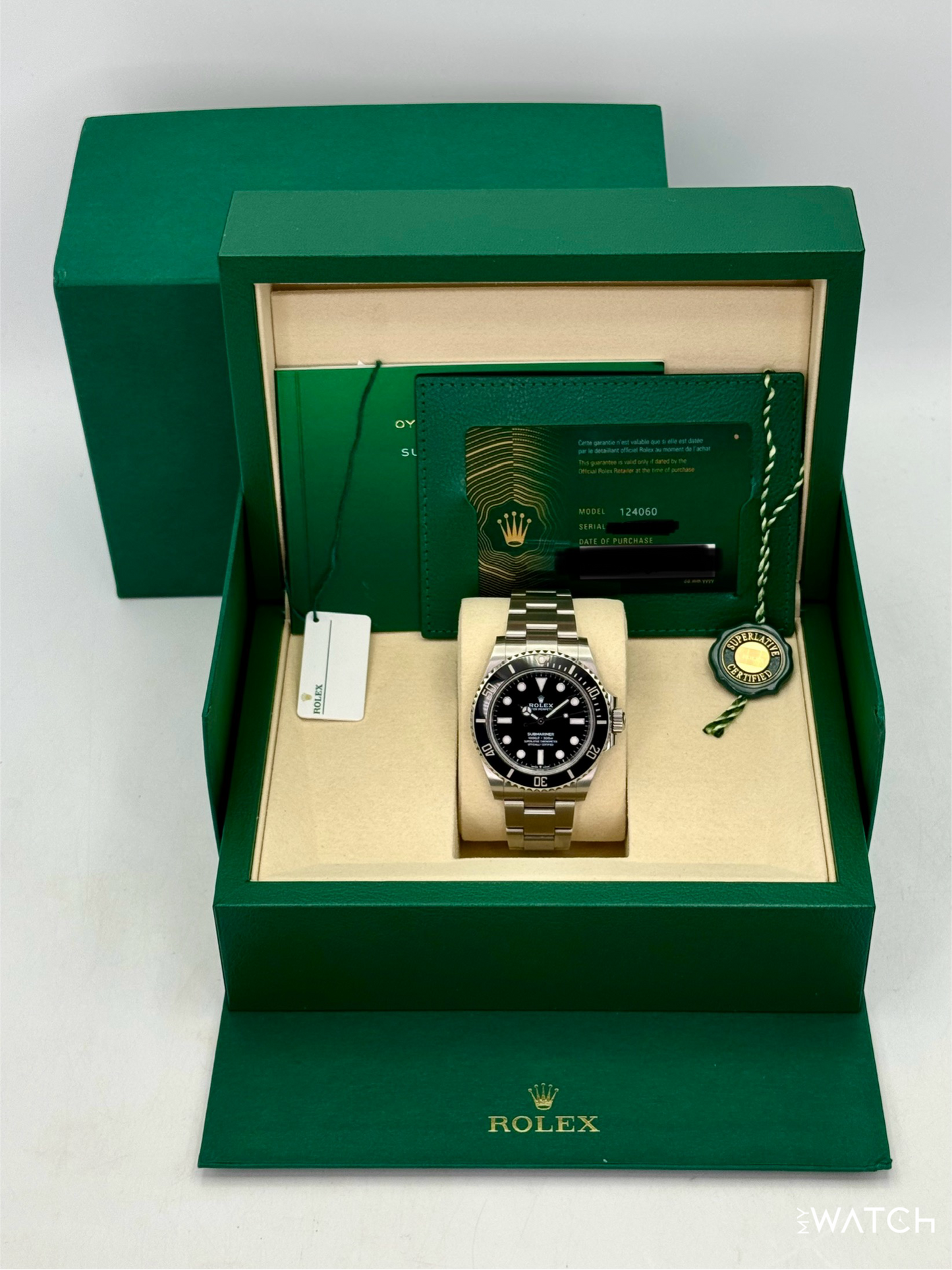 2025 Rolex Submariner 41mm 124060 Stainless Steel Black Dial - MyWatchLLC