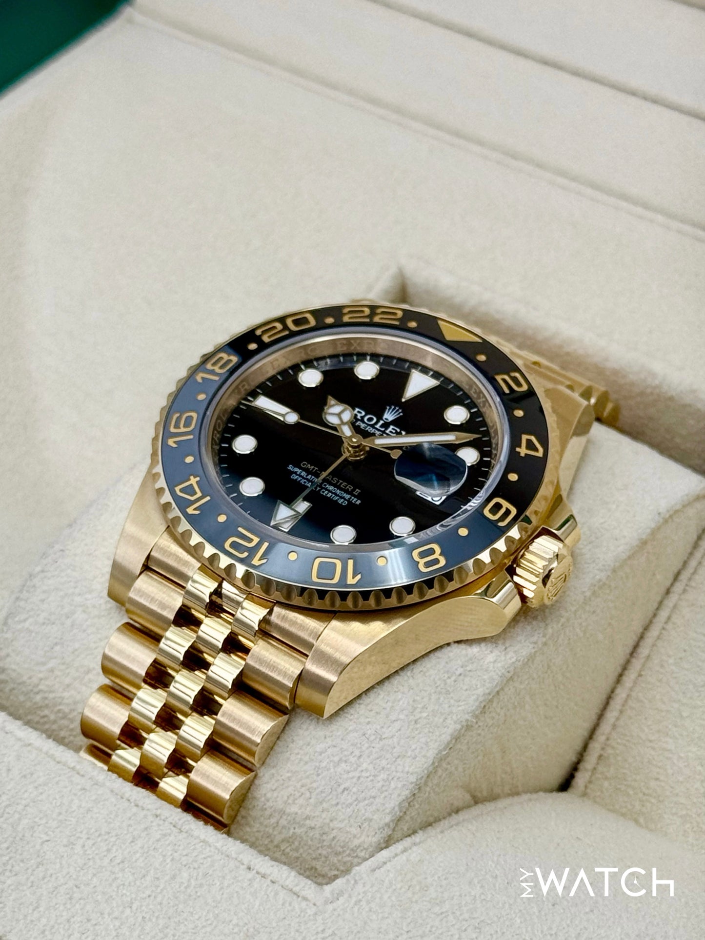 2024 Rolex GMT-Master II 40mm 126718GRNR Jubilee Black Dial
