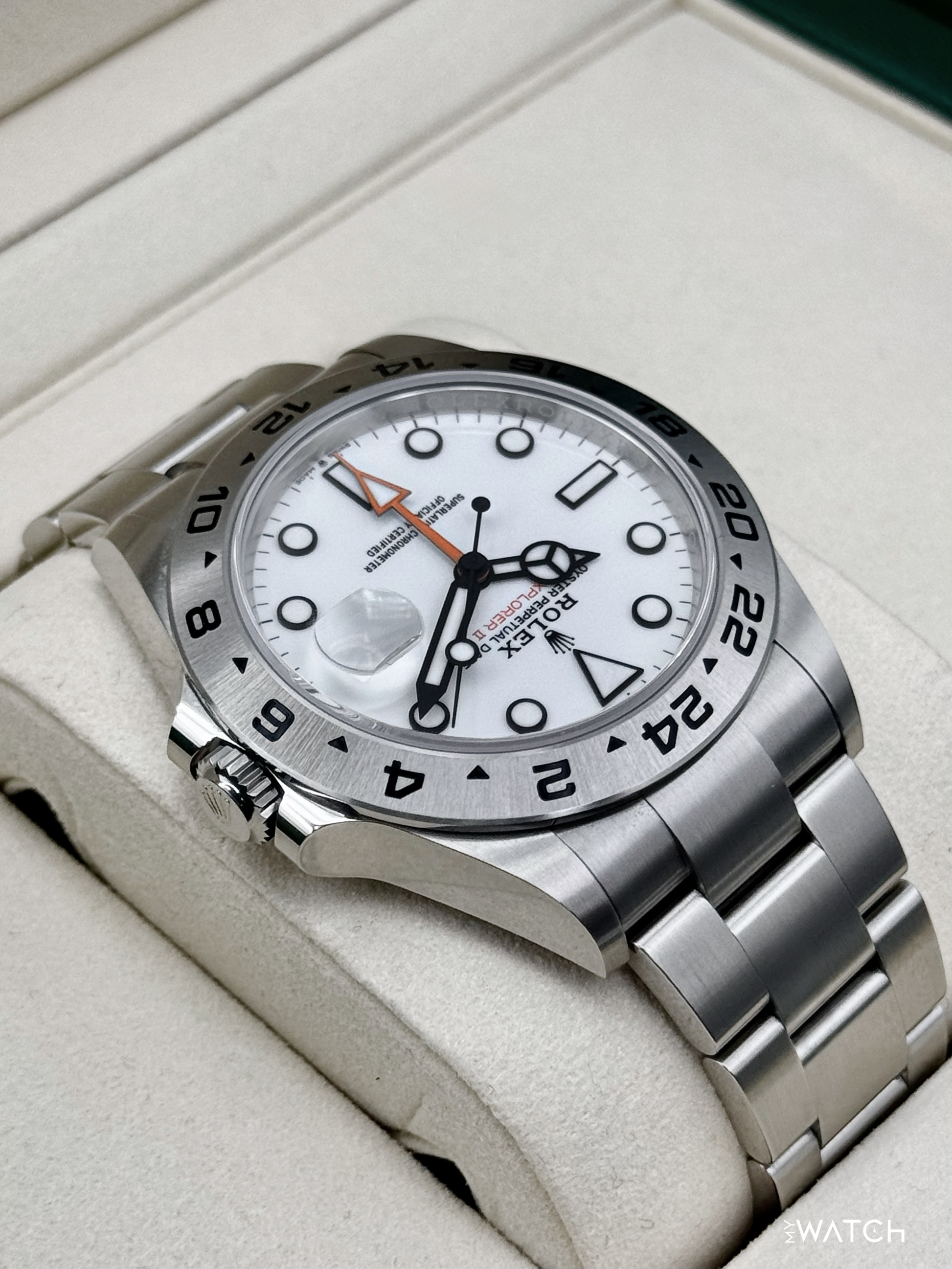 2025 Rolex Explorer II 42mm 226570 Polar White Dial - MyWatchLLC