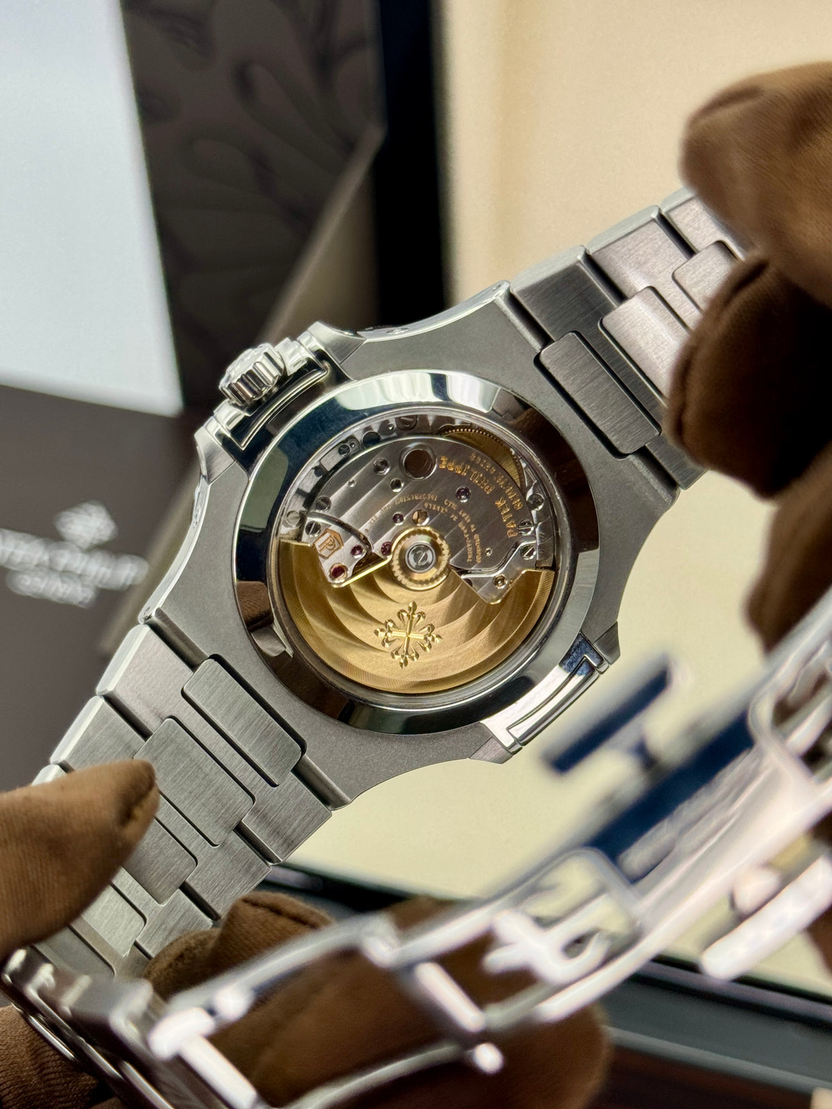 2024 Patek Philippe Nautilus Moonphase 40.5mm 5726/1A-014 Stainless Steel Blue Dial - MyWatchLLC