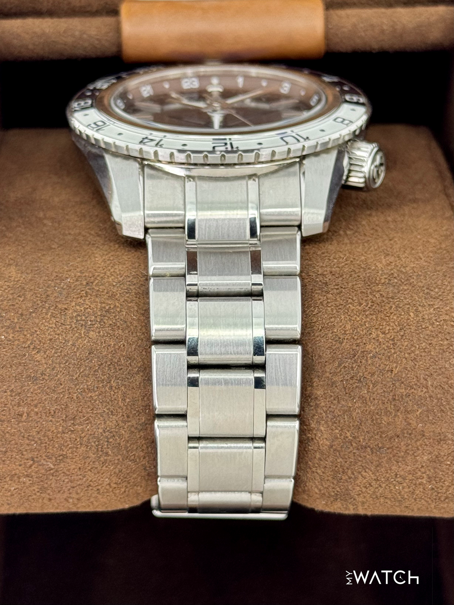 Grand Seiko GMT 44.2mm SBGJ237 Stainless Steel Blue Dial - MyWatchLLC