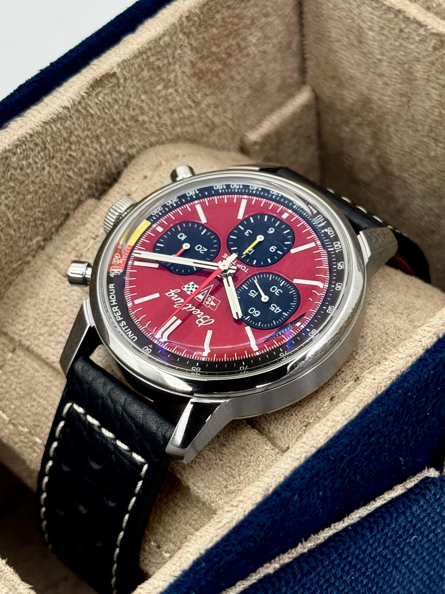 2023 Breitling Top Time B01 Corvette 41mm AB0176 Stainless Steel Red Dial