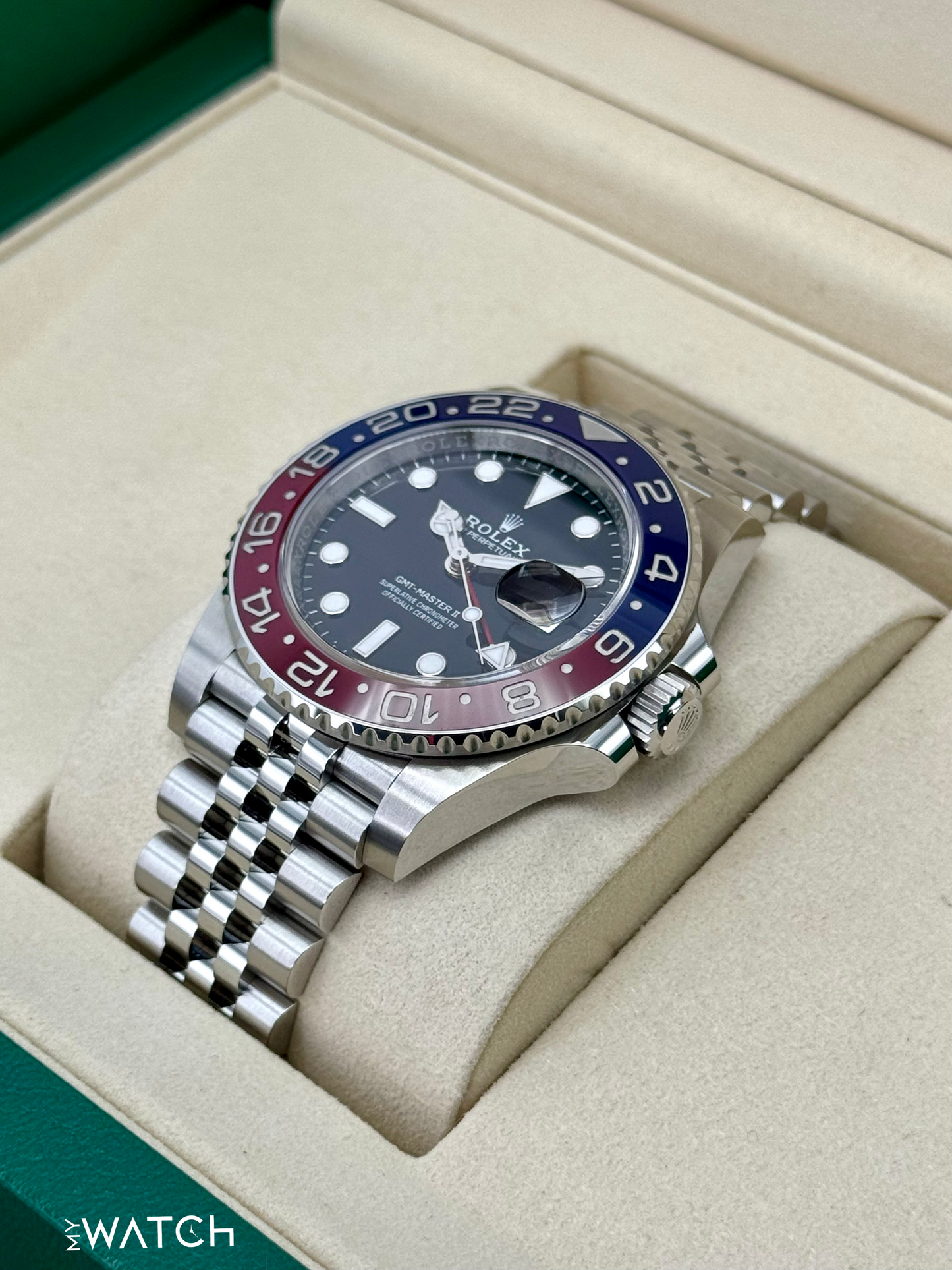 2025 Rolex GMT-Master II "Pepsi" 40mm 126710BLRO Jubilee - MyWatchLLC
