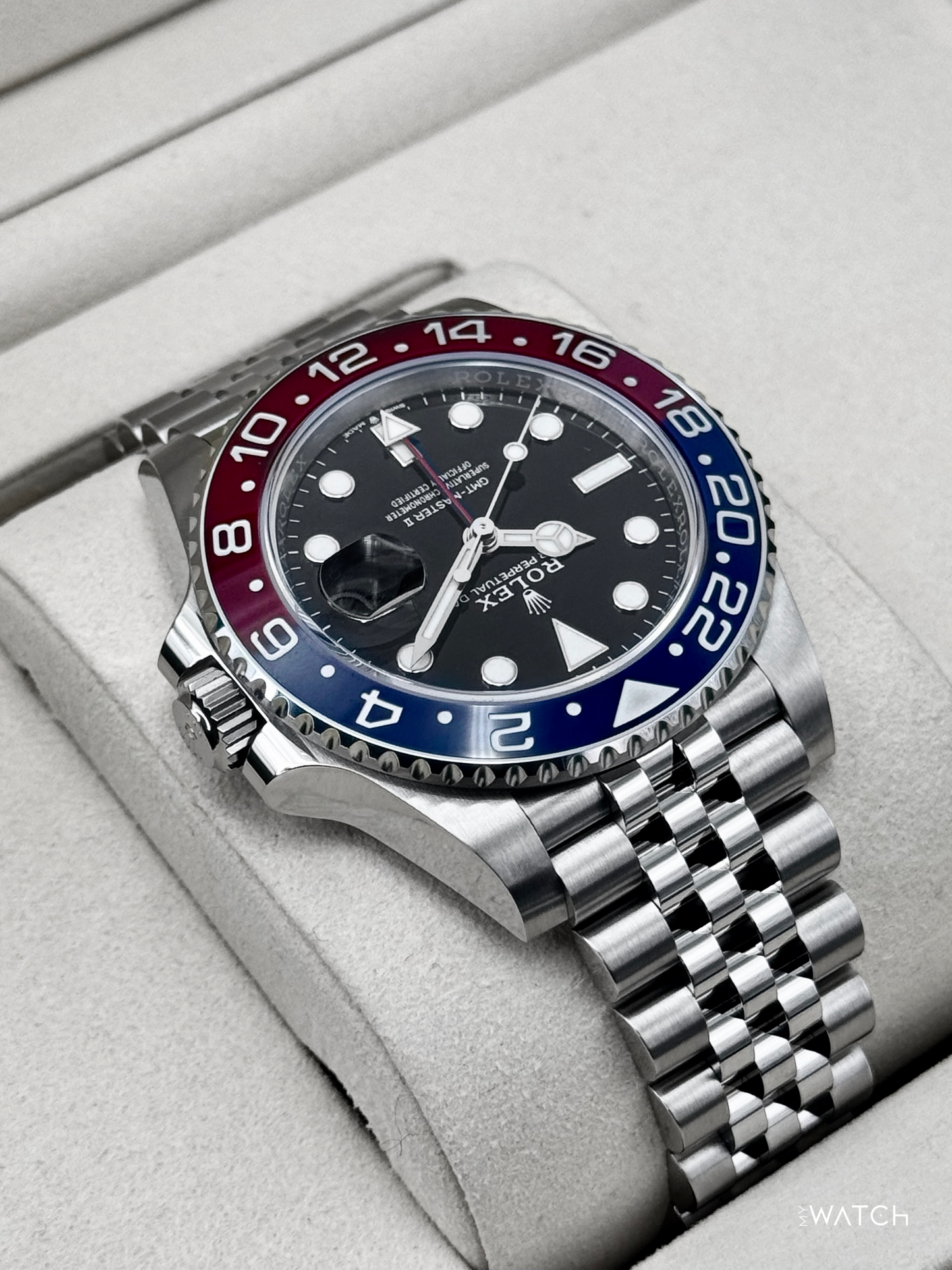 NEW 2026 Rolex GMT-Master II "Pepsi" 40mm 126710BLRO Jubilee (STICKERED) - MyWatchLLC
