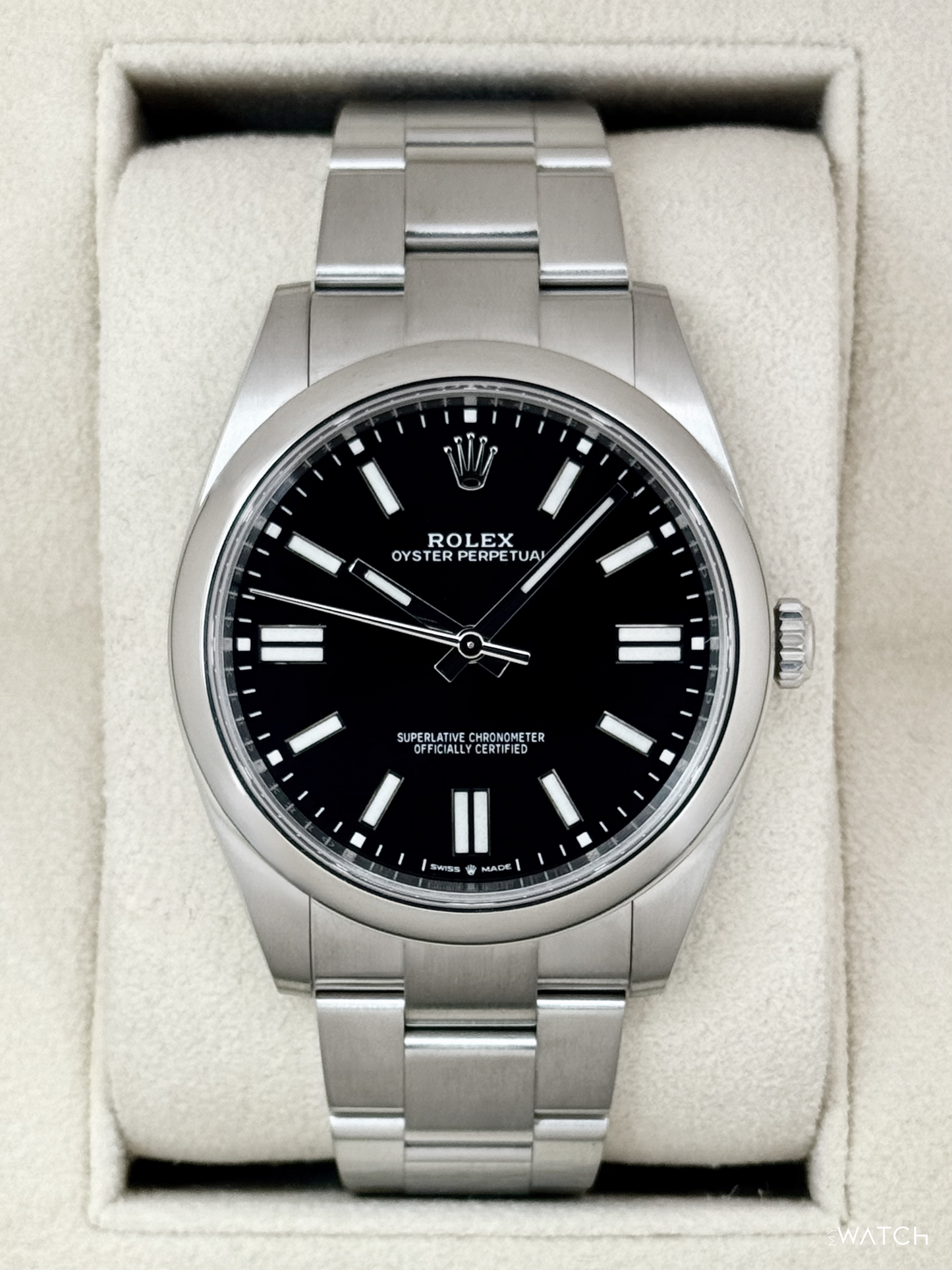 2023 Rolex Oyster Perpetual 41mm 124300 Black Dial - MyWatchLLC