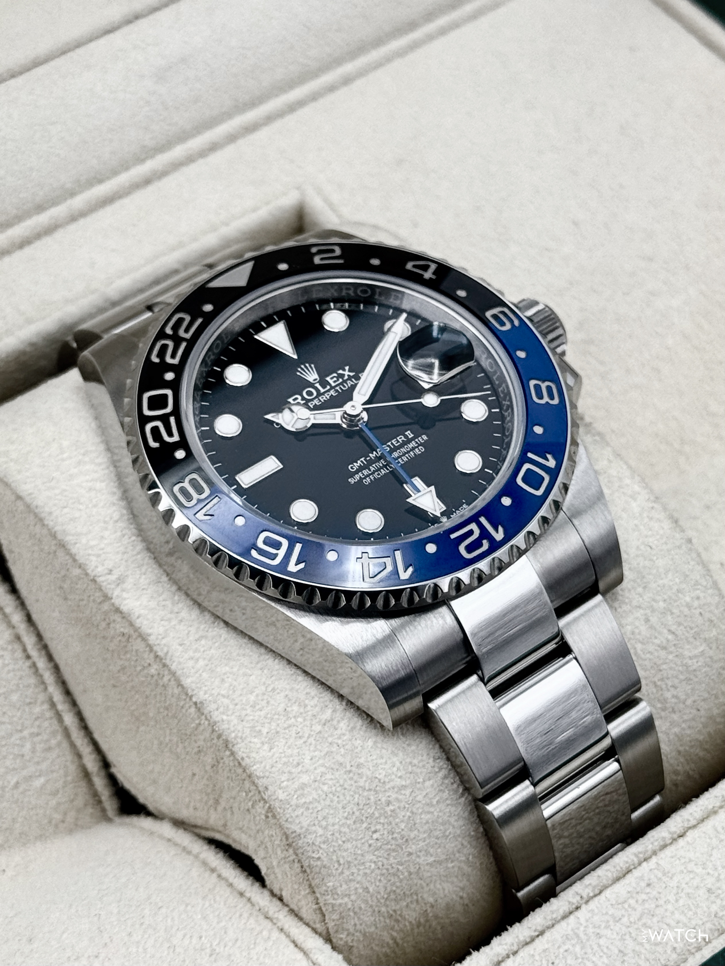 2022 Rolex GMT-Master II "Batman" 40mm 126710BLNR Oyster - MyWatchLLC