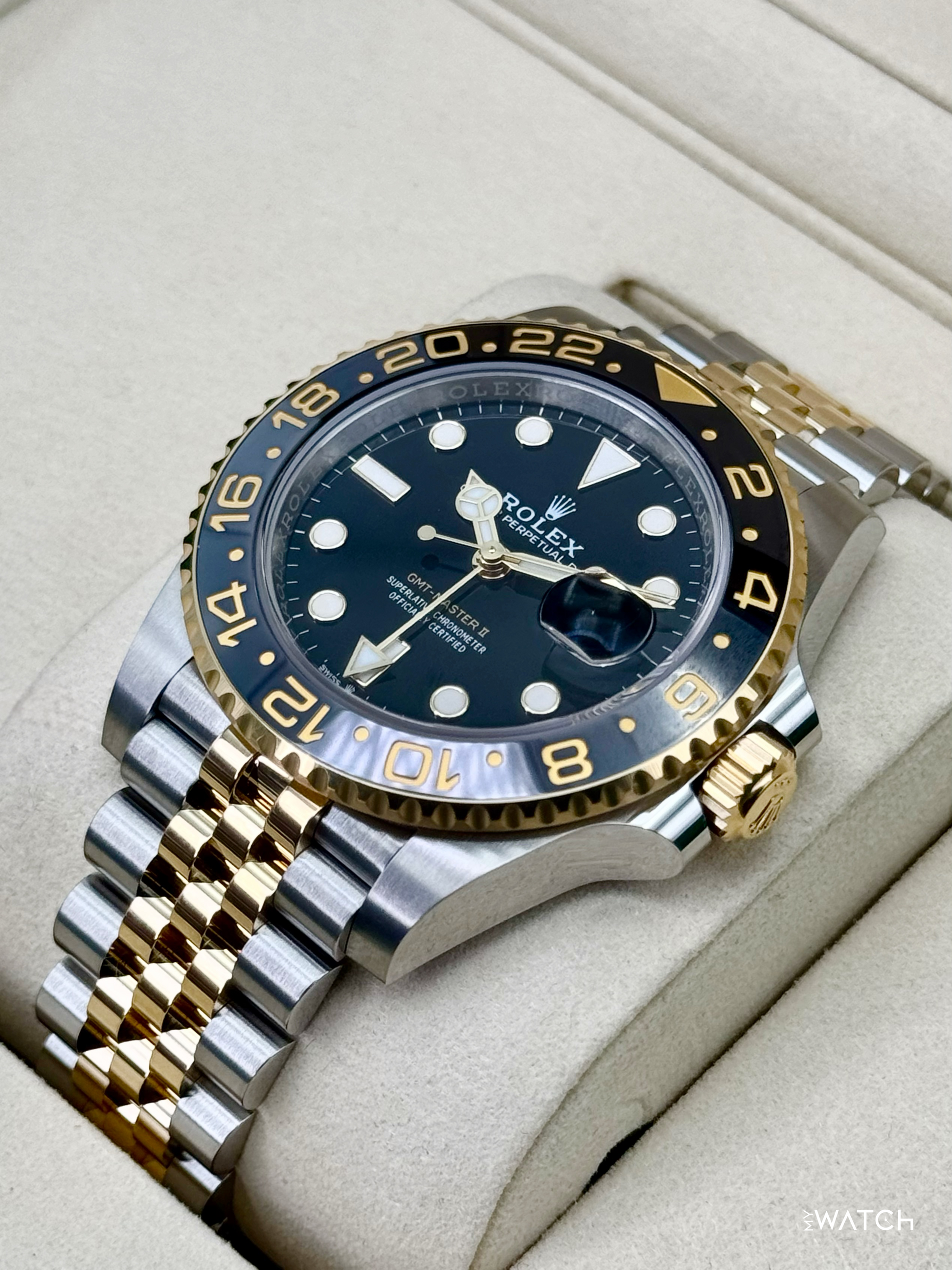 NEW 2025 Rolex GMT-Master II 40mm 126713GRNR Two-Tone Jubilee - MyWatchLLC