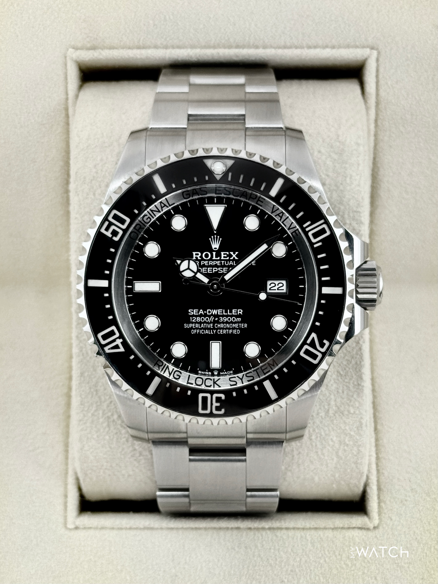 2019 Rolex Deepsea 44mm 126660 Stainless Steel Black Dial - MyWatchLLC