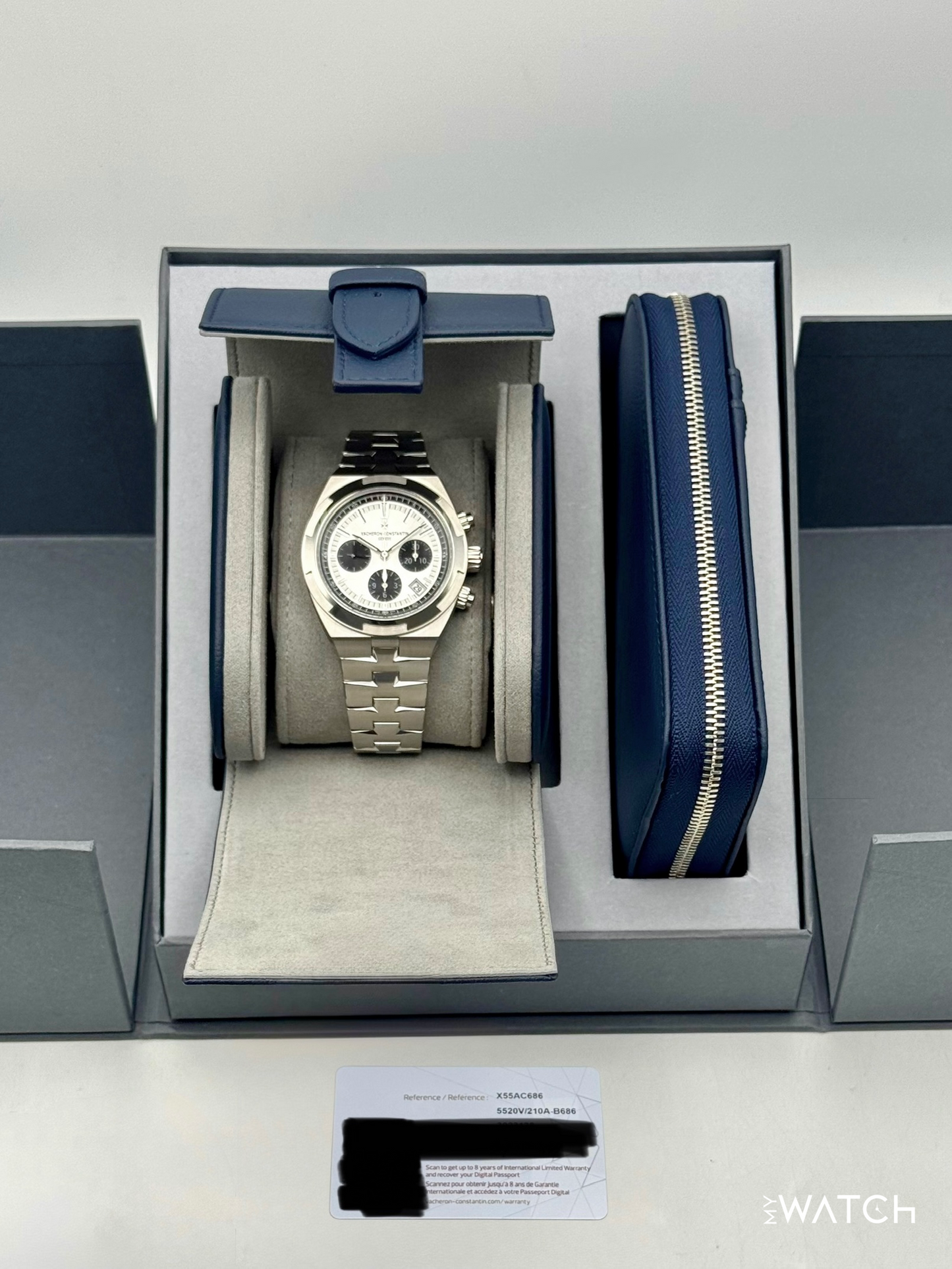 2025 Vacheron Constantin Overseas 42.5mm 5520V Stainless Steel Silver Dial - MyWatchLLC