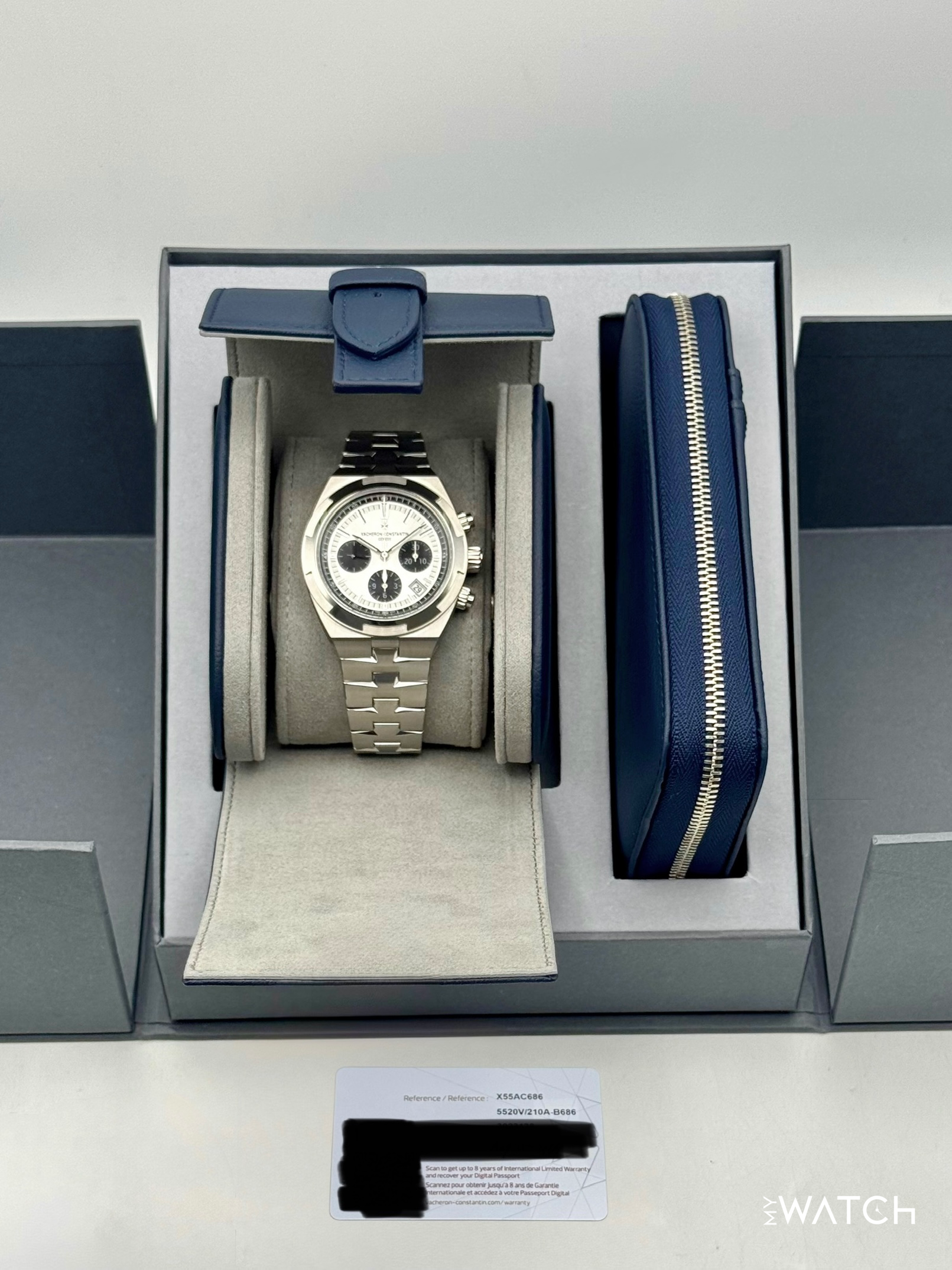 2025 Vacheron Constantin Overseas 42.5mm 5520V Stainless Steel Silver Dial - MyWatchLLC