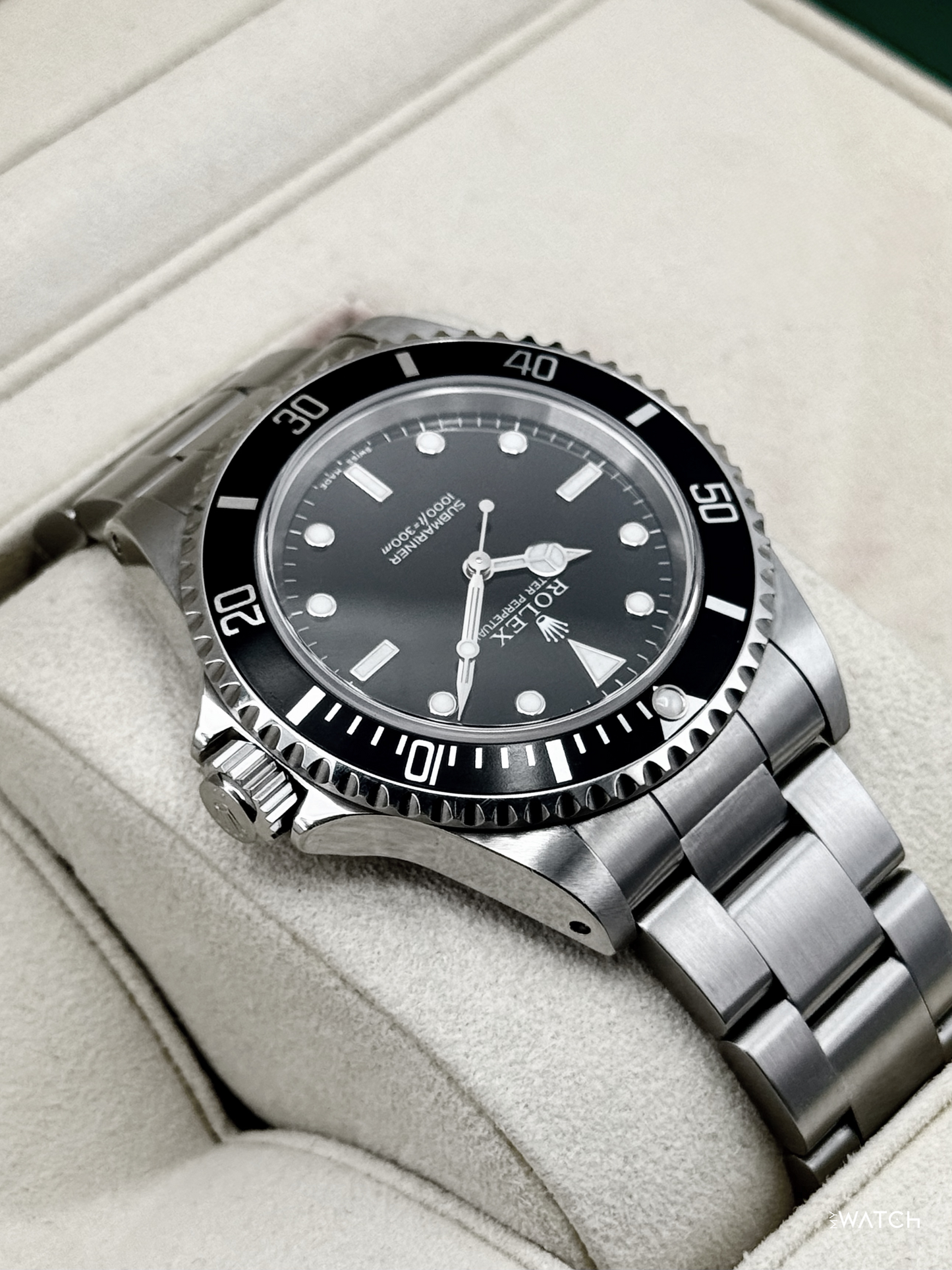 2006 Rolex Submariner 40mm 14060M Stainless Steel Two-Liner Black Dial - MyWatchLLC