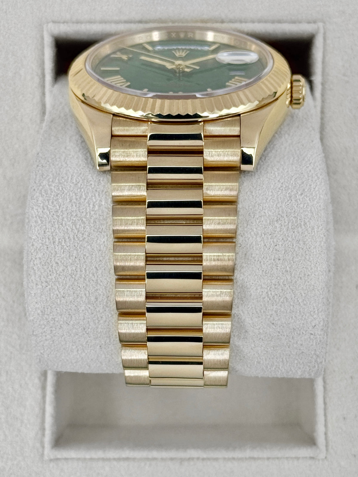 2022 Rolex Day-Date 40mm 228238 Presidential Green Dial