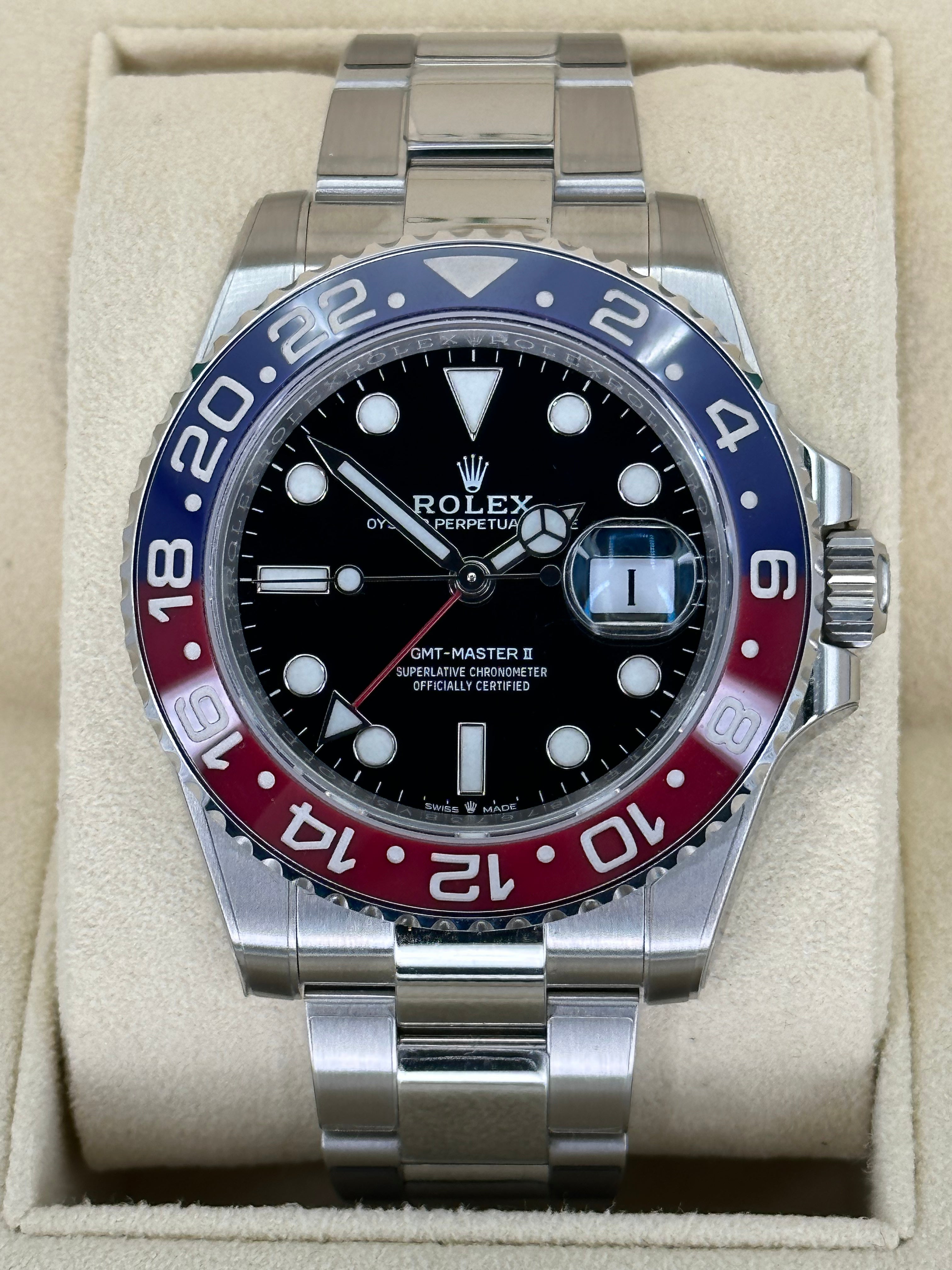 Rolex gmt discount pepsi oyster bracelet