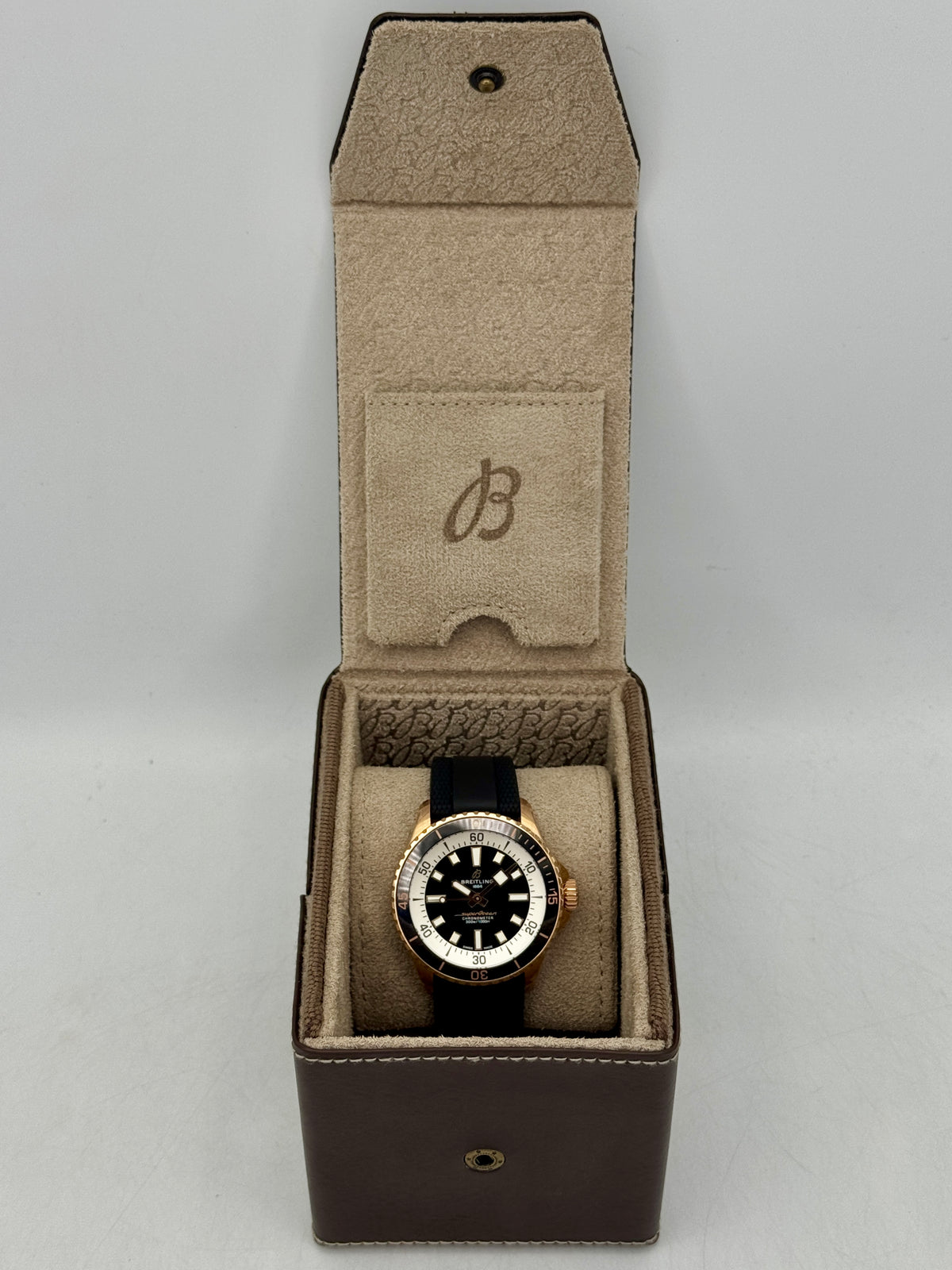 NEW 2026 Breitling Superocean Automatic 42mm R17375 Red Gold Black Dial (STICKERED)
