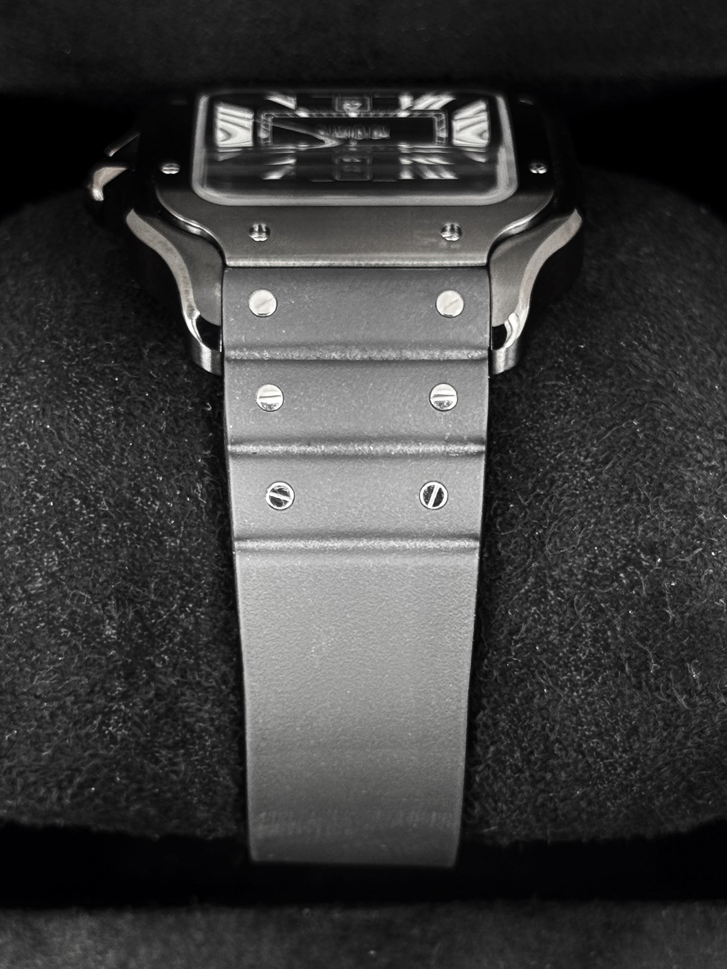2024 Cartier Santos De Cartier 39.8mm WSSA0039 Stainless Steel Black Dial