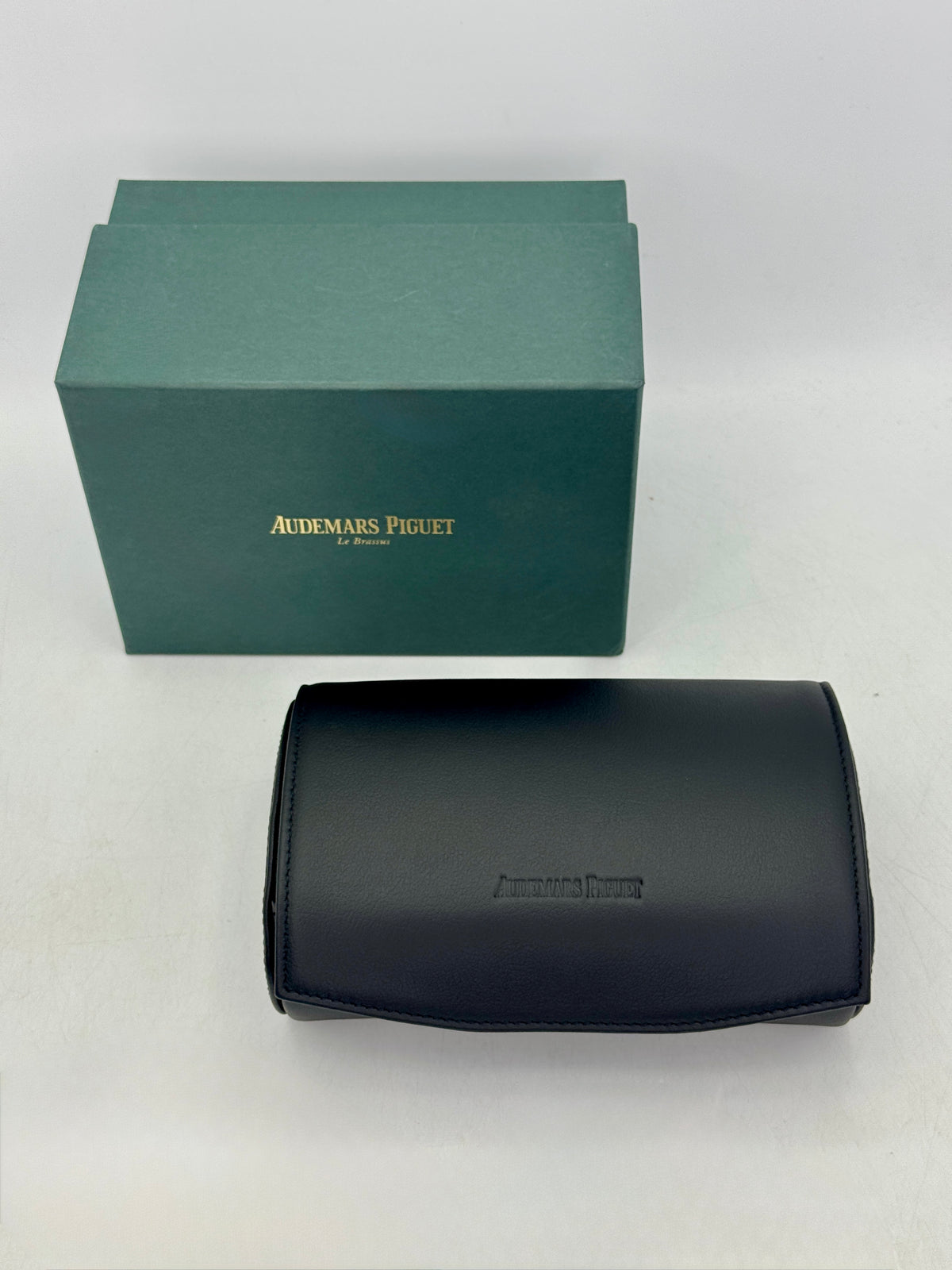 Audemars Piguet Leather Two Watch Roll Travel Case