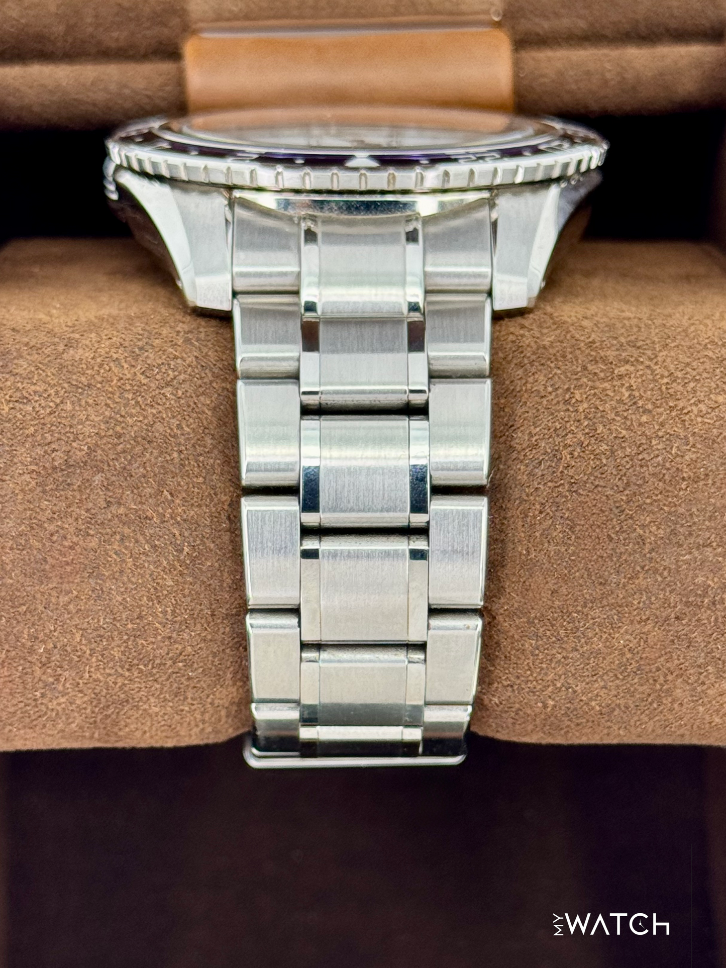 Grand Seiko GMT 44.2mm SBGJ237 Stainless Steel Blue Dial - MyWatchLLC