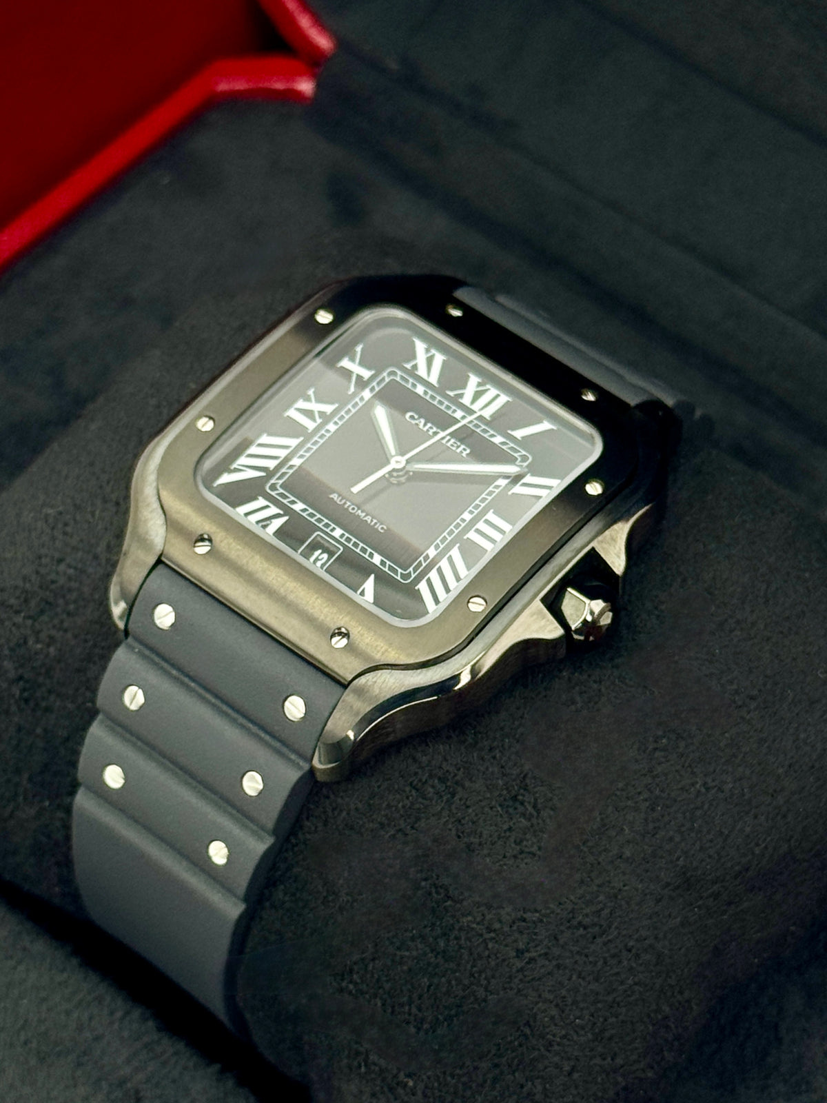 Cartier Santos De Cartier 39mm WSSA0039 Stainless Steel Black Dial - NEW 2026