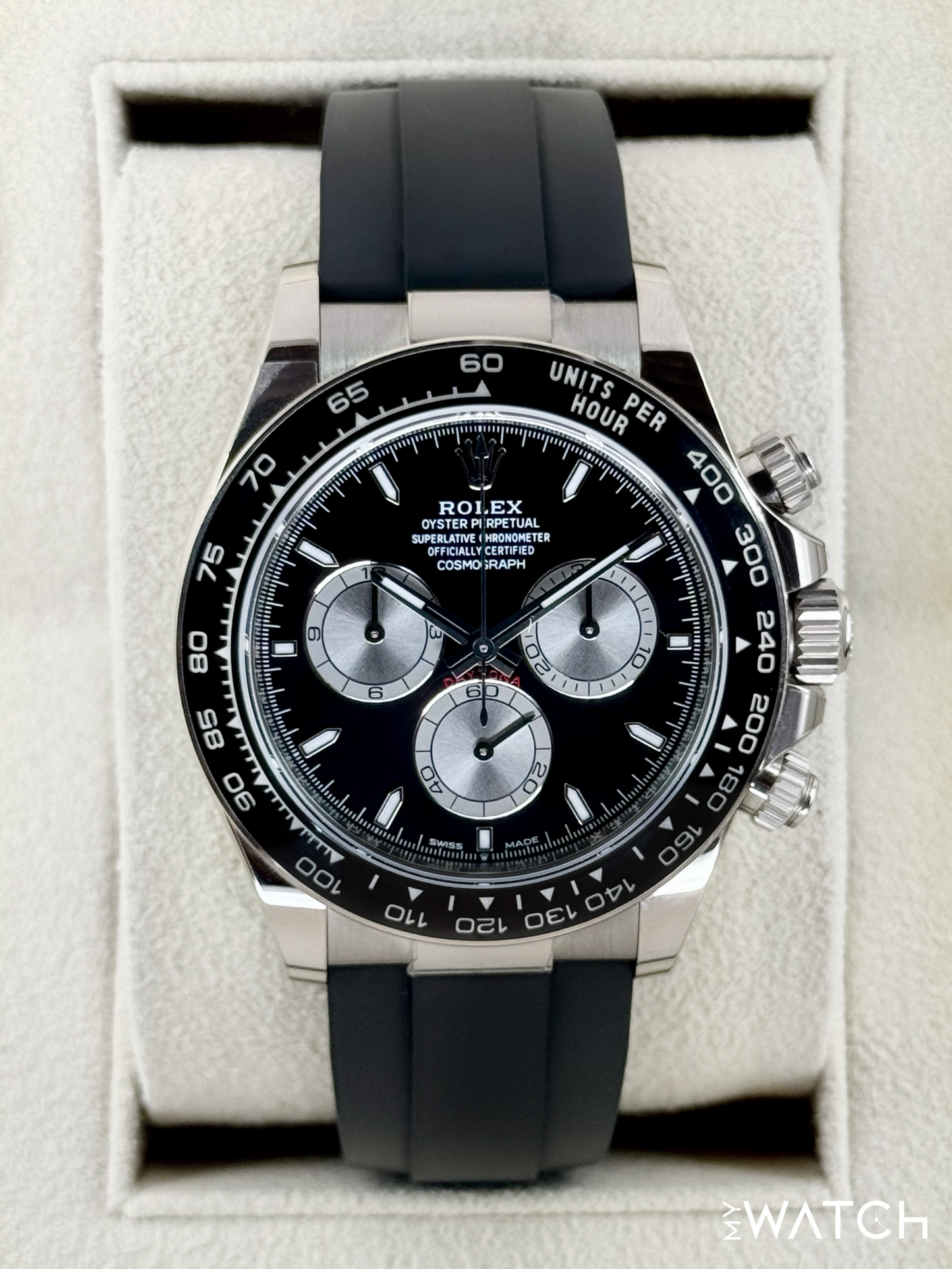 2025 Rolex Daytona "Baby Le Mans" 40mm 126519LN White Gold Black Dial