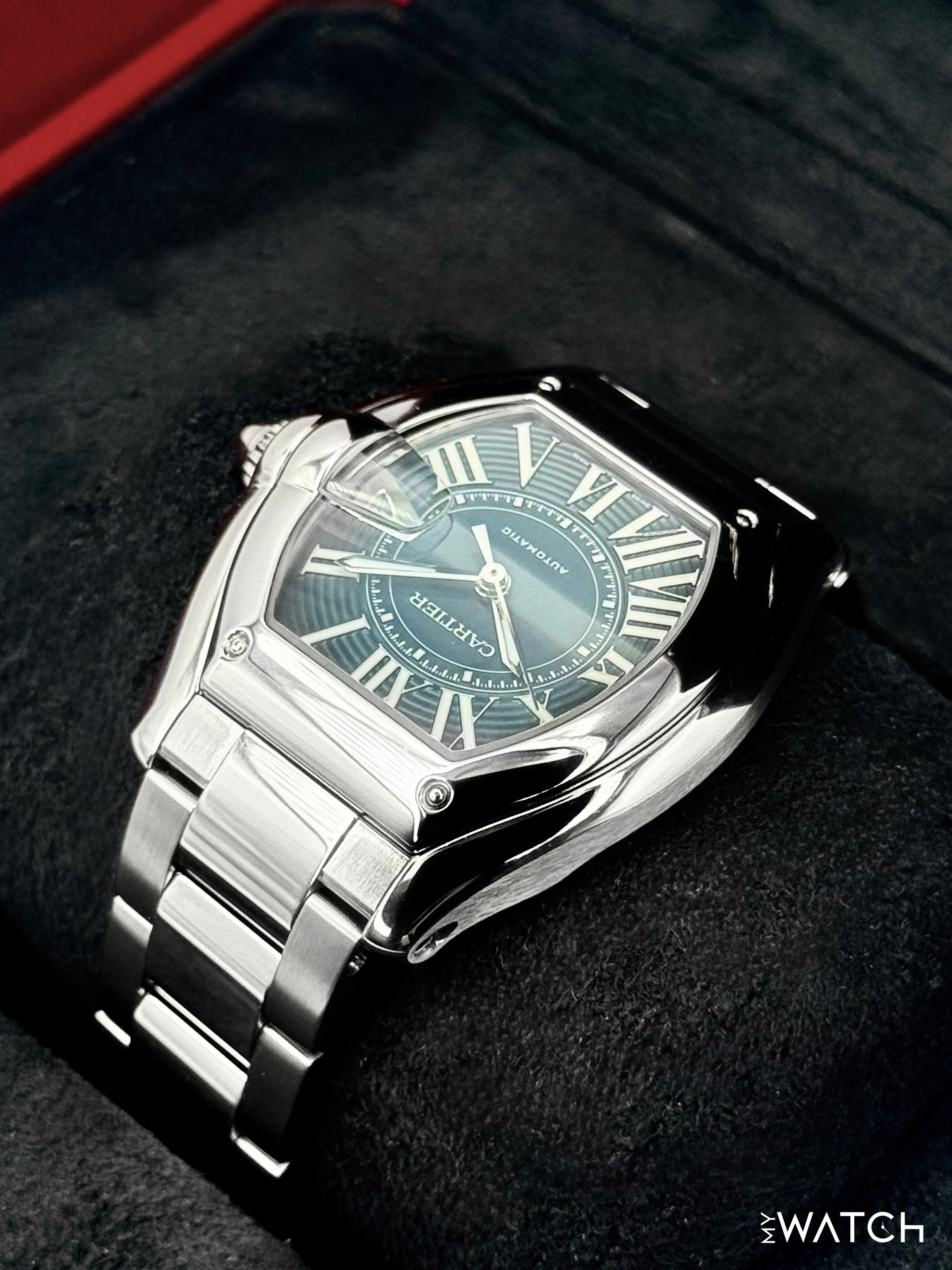 洋楽 DAIKITSUNETATHEFIRSTSUITE FOR CARTIER Cartier Roadster W62027Z1 / 2618 Chronograph XL Two-Tone Yellow
