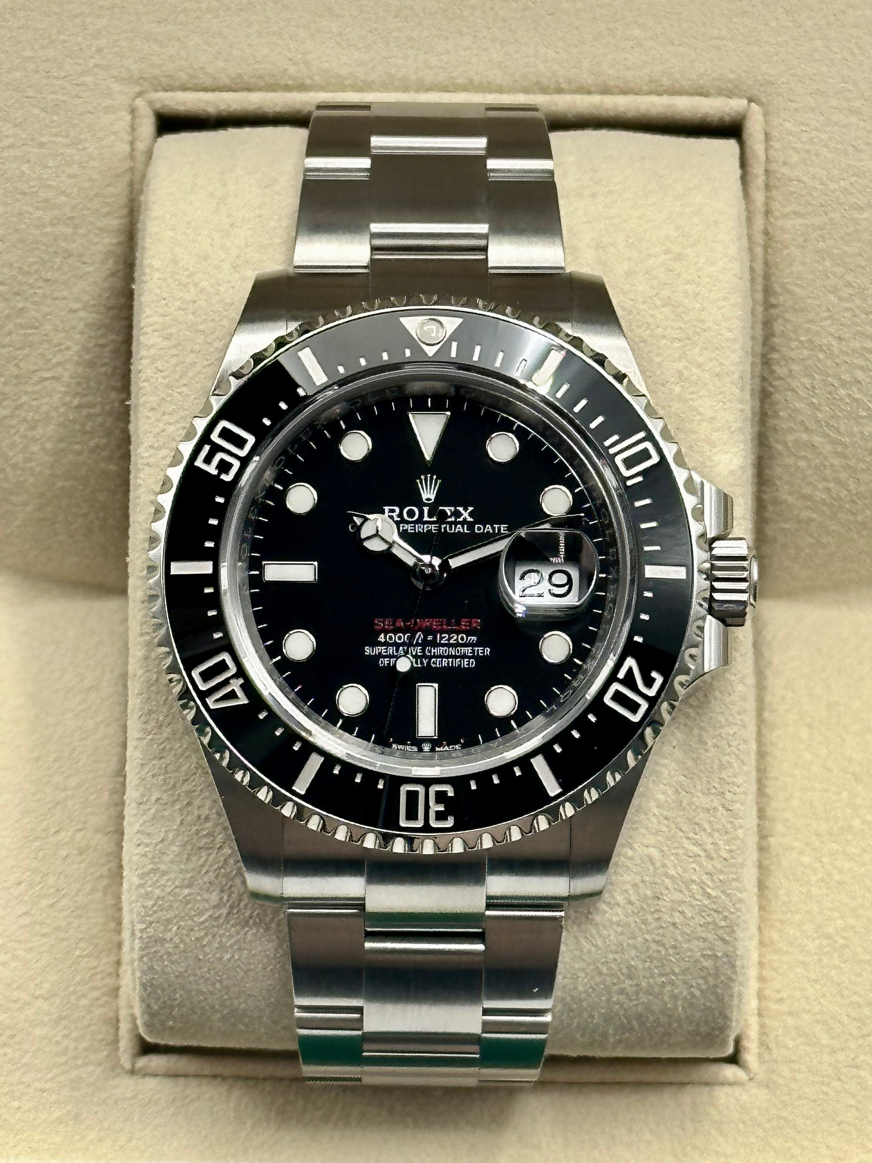 2020 Rolex Sea Dweller 43mm 126600 Black Dial MyWatchLLC