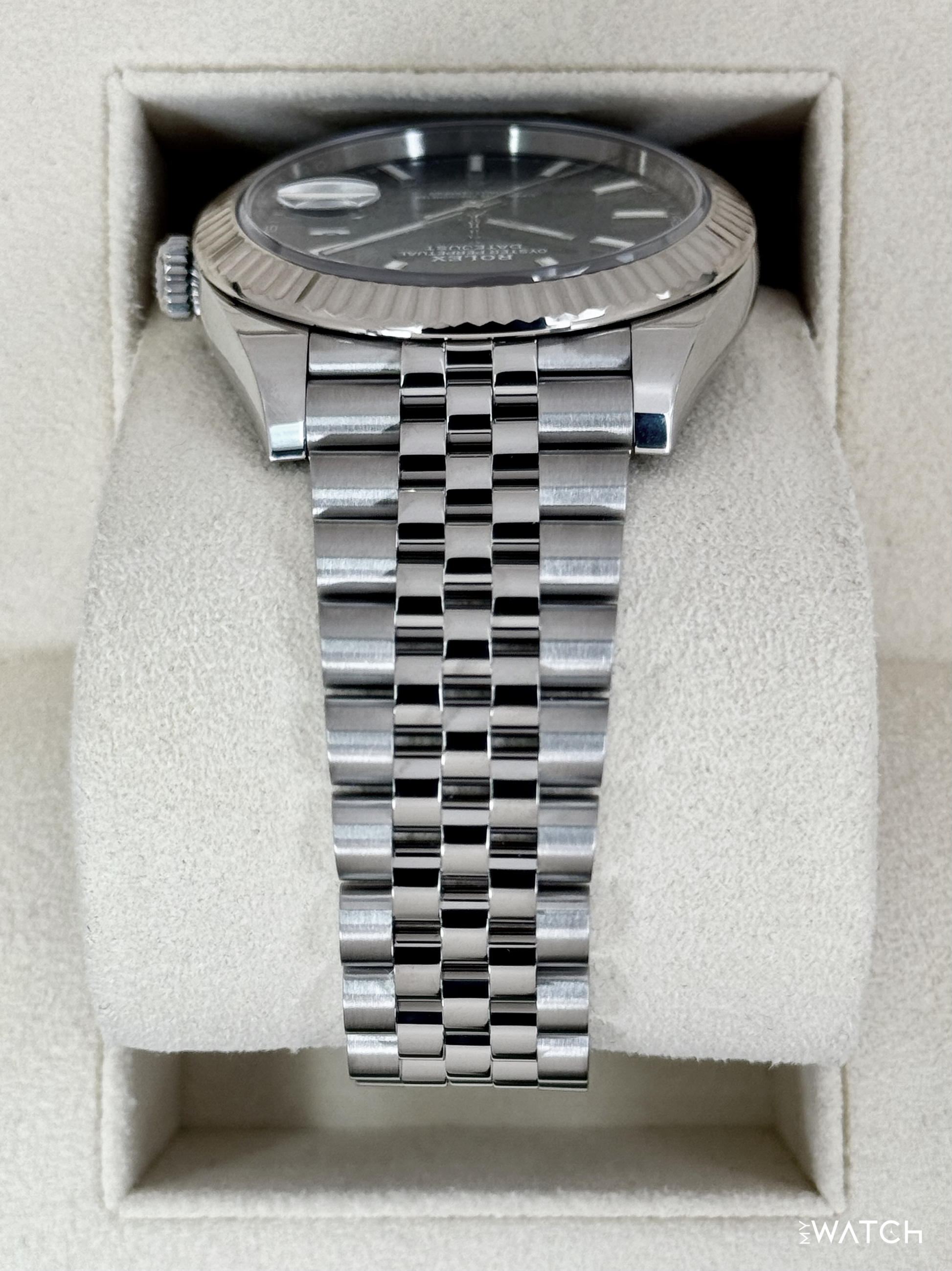 2023 Rolex Datejust 41mm 126334 Stainless Steel Jubilee Blue Dial - MyWatchLLC